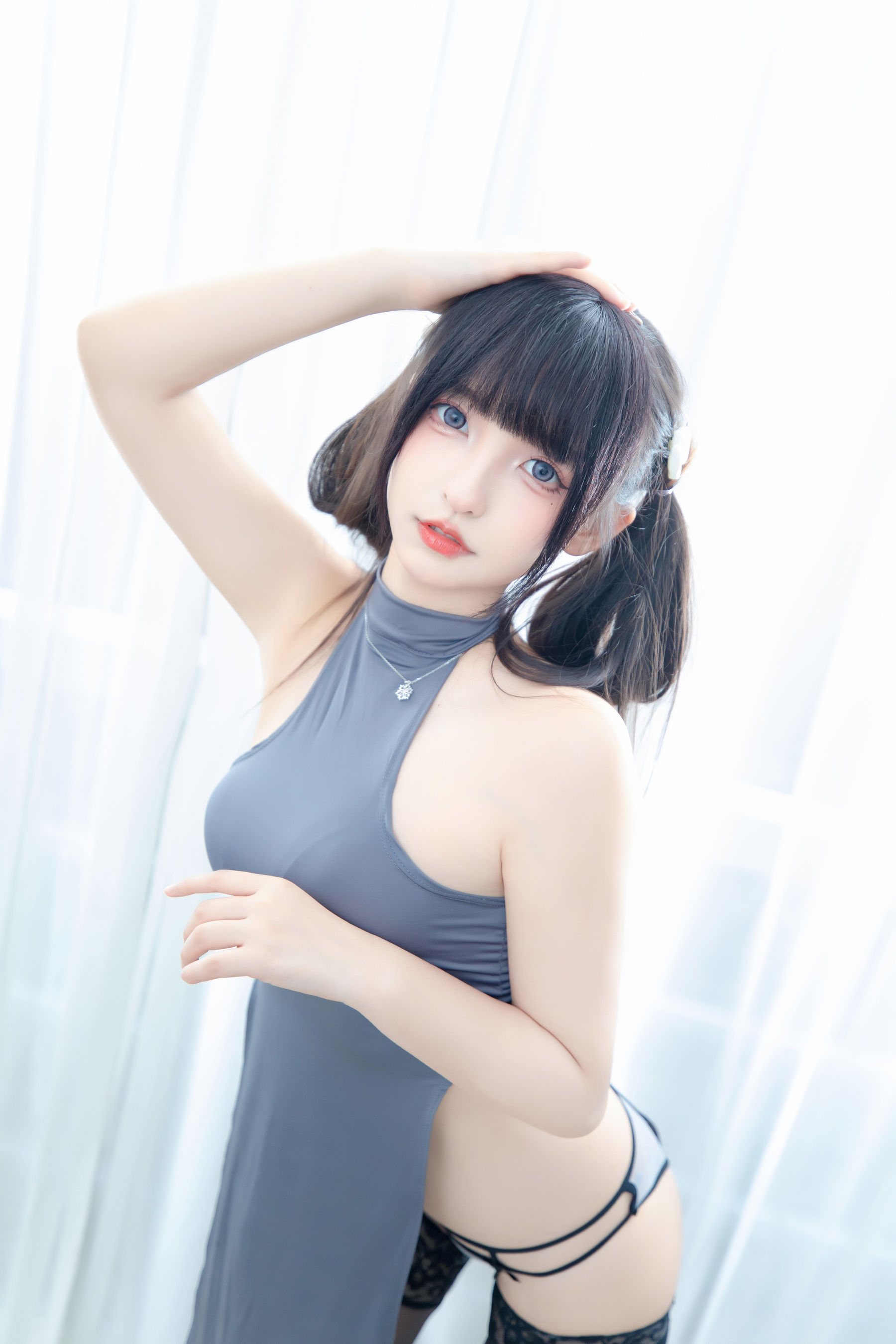 [福利COS] 萝莉神楽板真冬 之华灯初上第6张