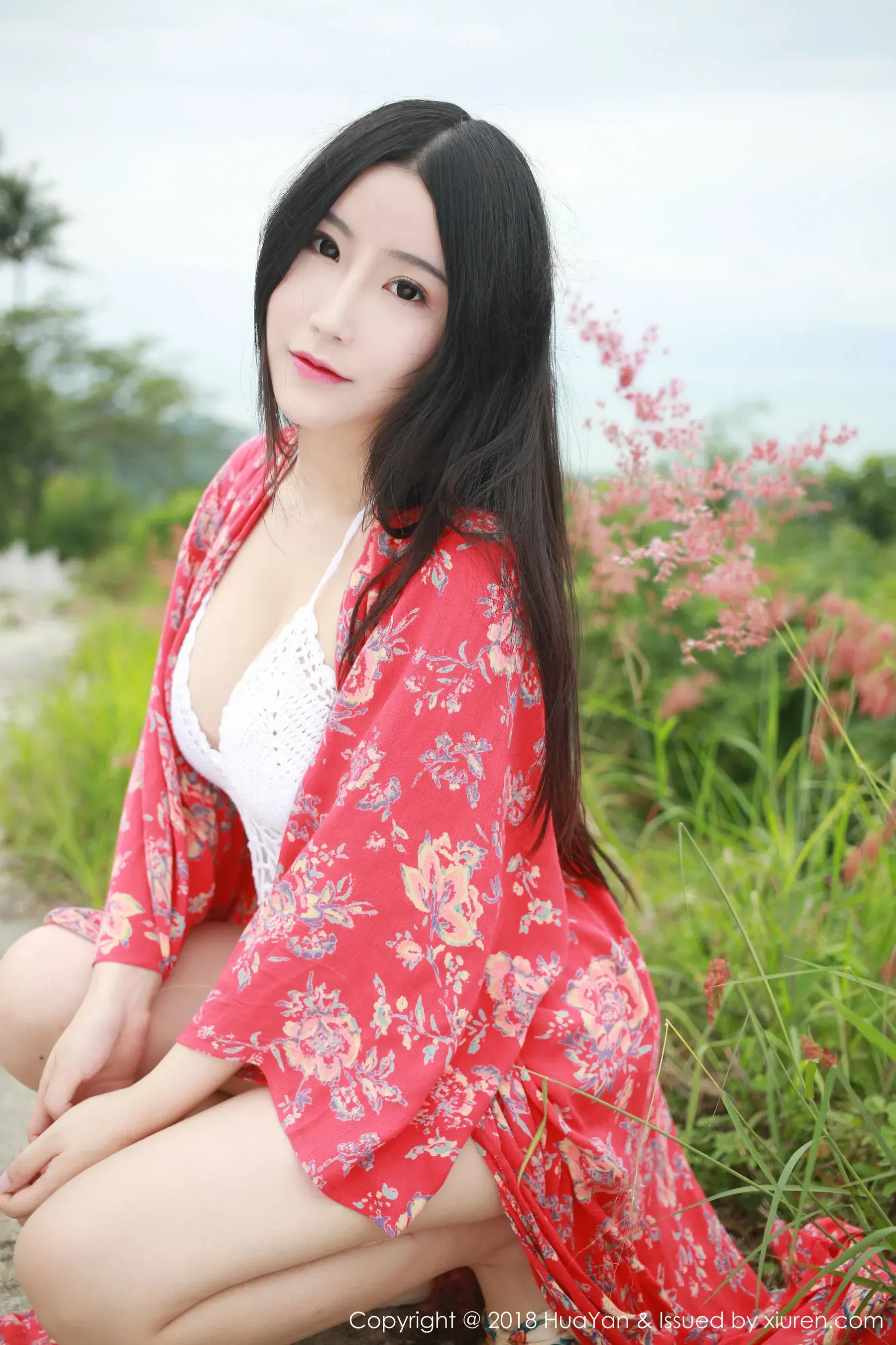  谢芷馨Sindy《泰国苏梅岛旅拍》第2套 花の颜 Vol.055第4张