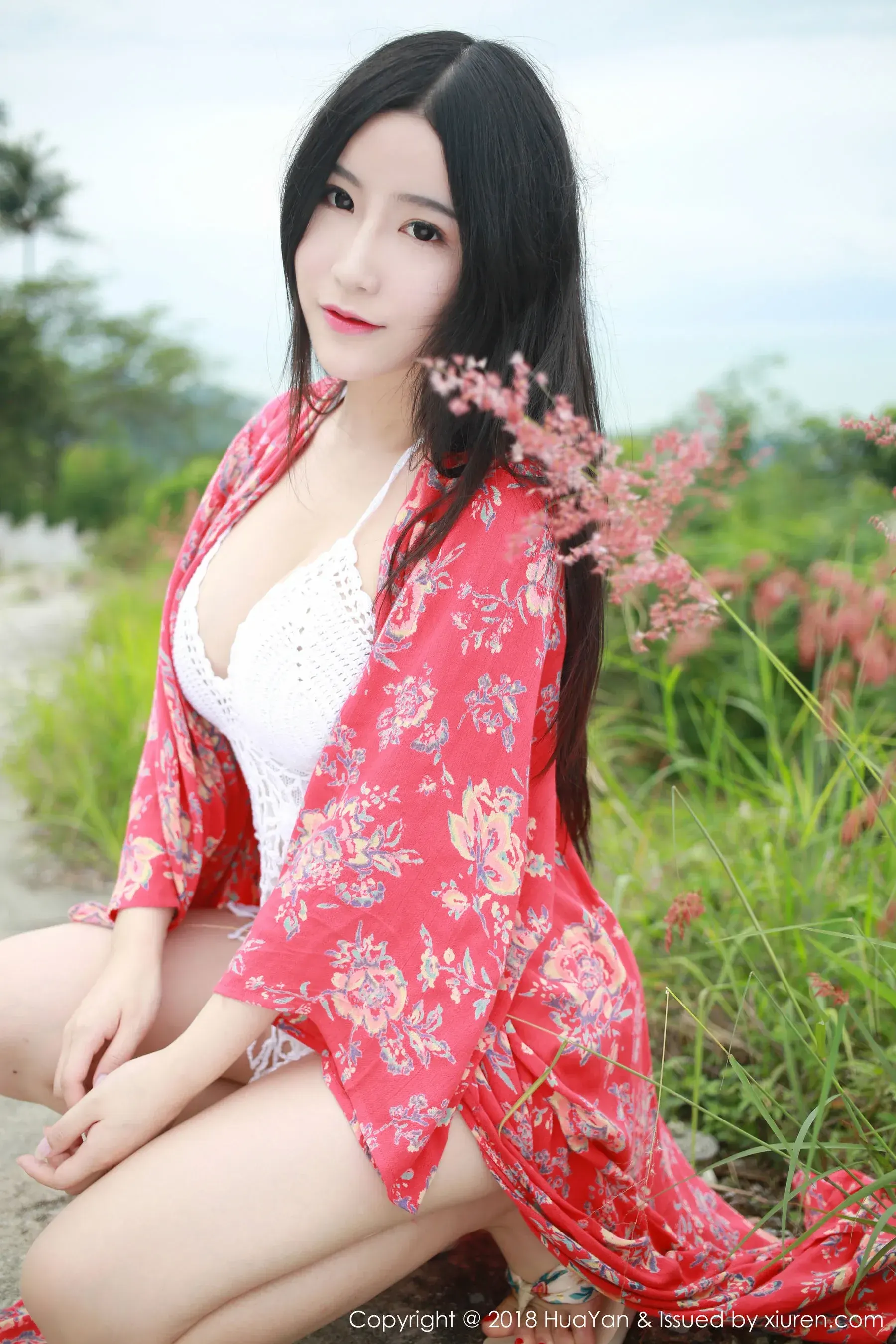  谢芷馨Sindy《泰国苏梅岛旅拍》第2套 花の颜 Vol.055第4张
