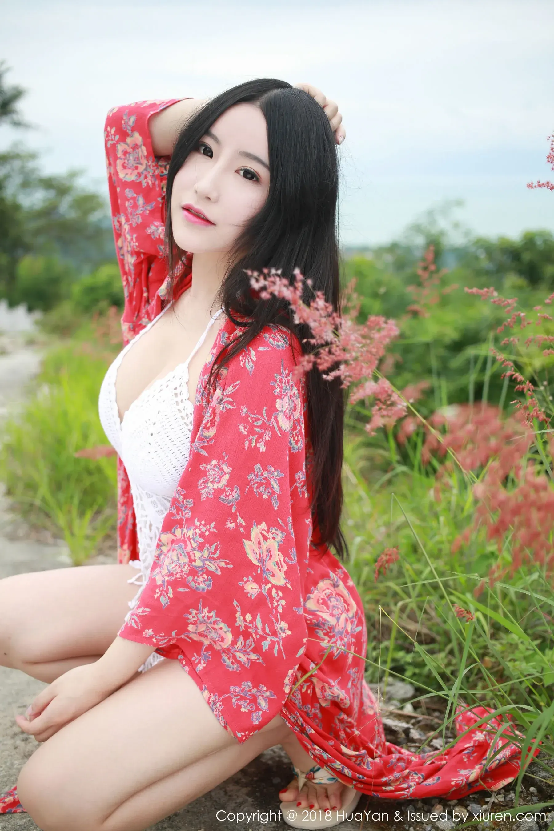  谢芷馨Sindy《泰国苏梅岛旅拍》第2套 花の颜 Vol.055第4张