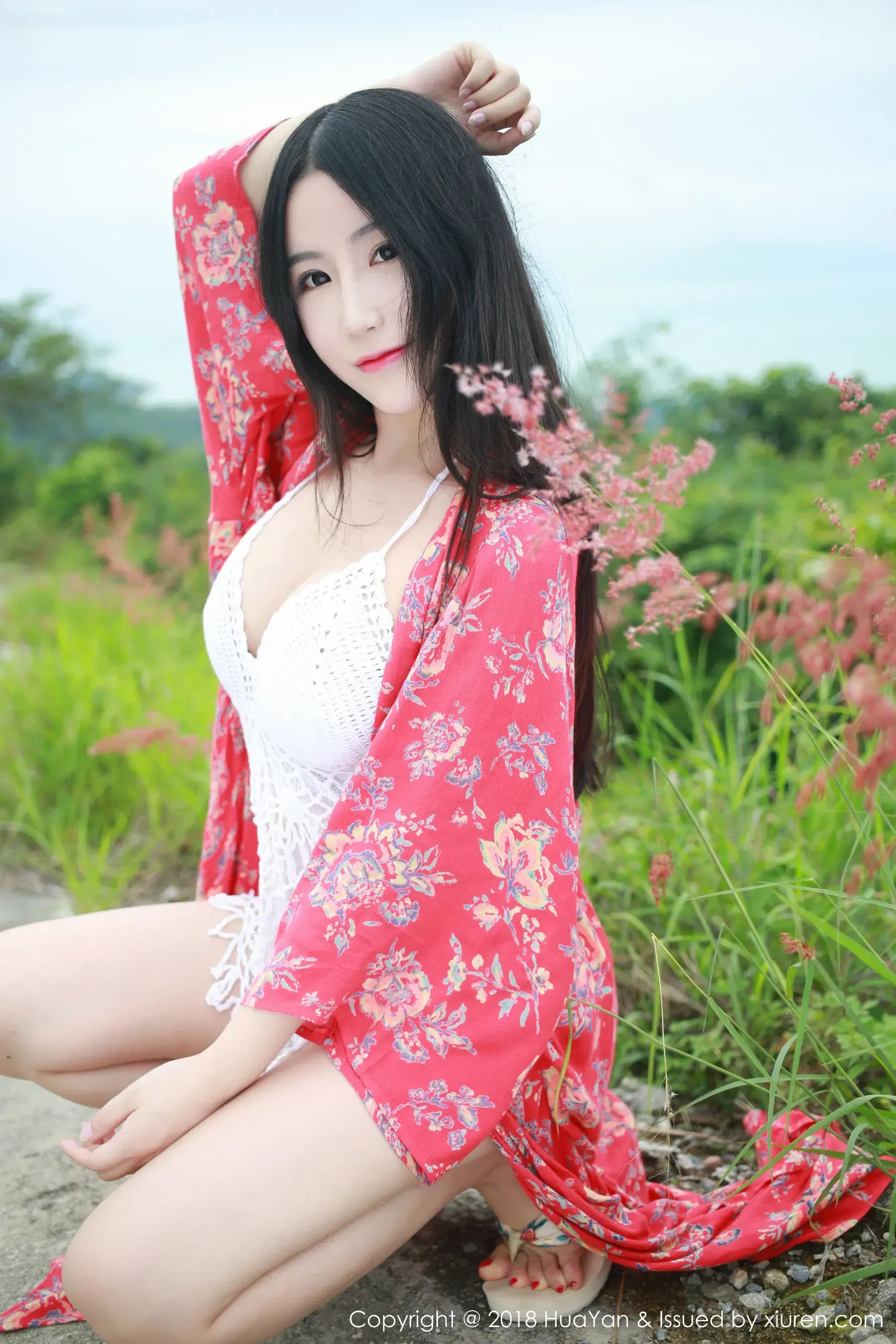  谢芷馨Sindy《泰国苏梅岛旅拍》第2套 花の颜 Vol.055第5张