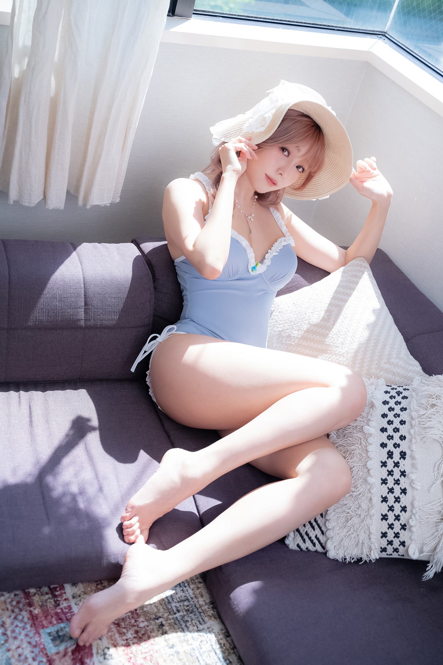 Ely_eee(ElyEE子)  Mist Blue Lady [37P]第2张