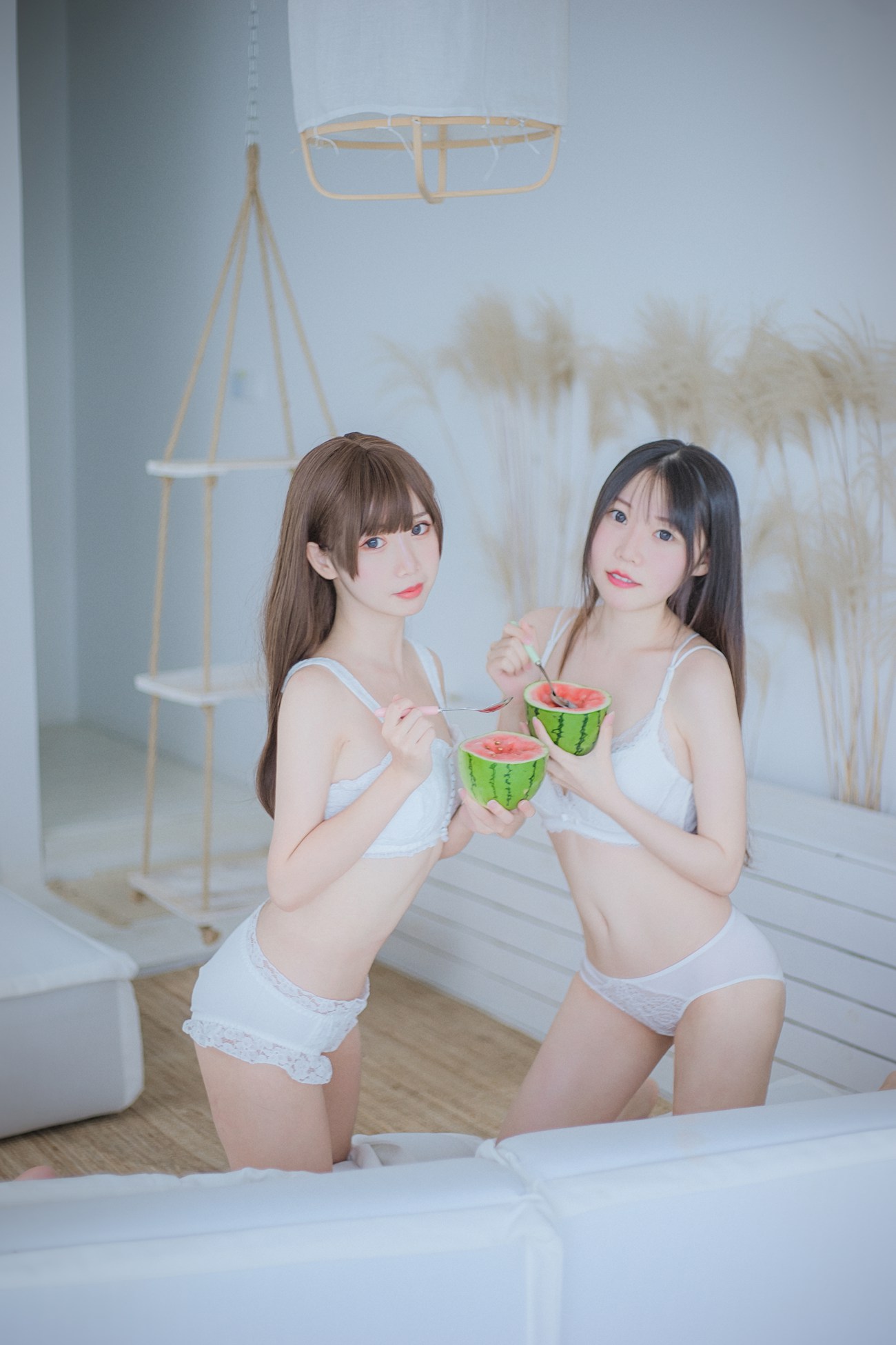 面饼仙儿&#038;香草喵 &#8211; 清凉姐妹[23P]第2张