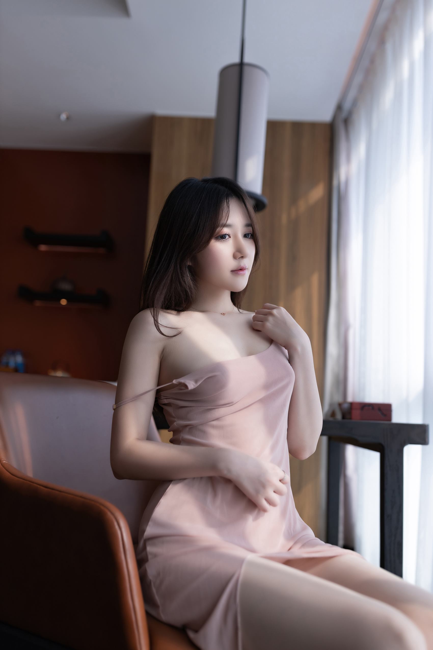 秀人内购@鱼子酱Fish – 内购私拍《桃粉》写真 [51P]第9张