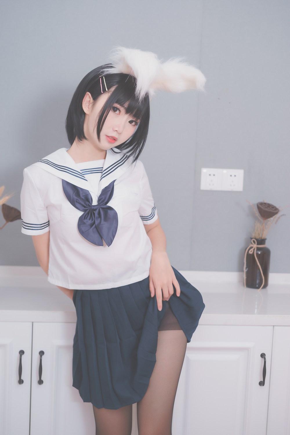 网荭Coser@面饼仙儿 面饼兔耳jk 在现浏览第1张