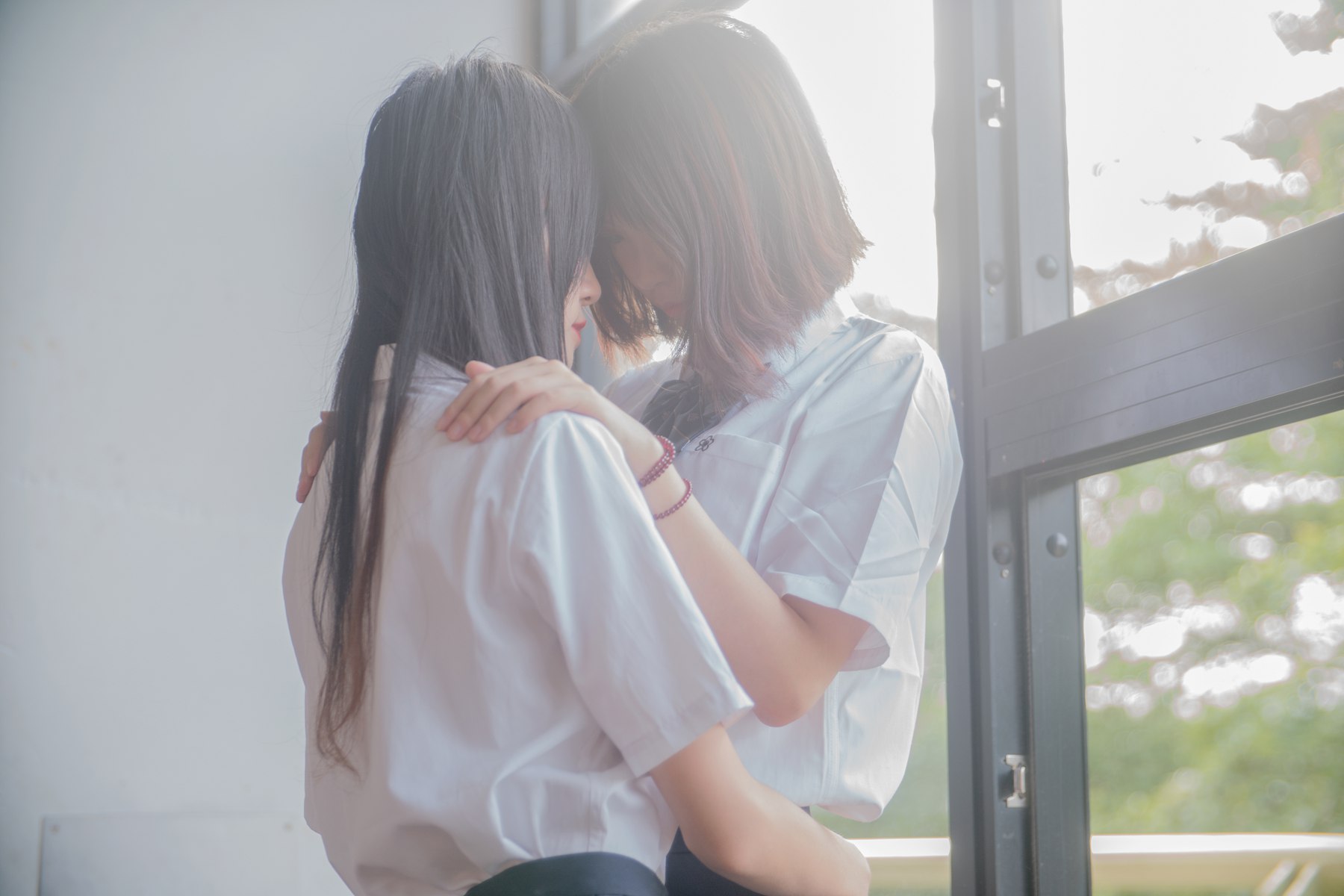 桜桃喵 疯猫ss JK百合1 [43P]第9张