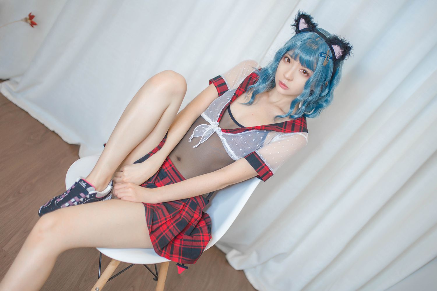 网荭Coser@疯猫ss 蓝发 在现浏览第5张