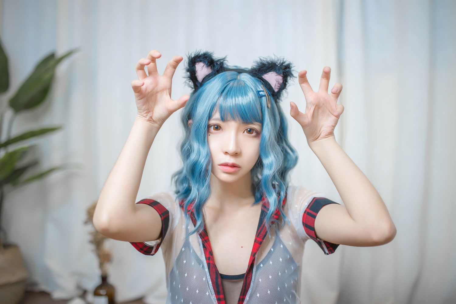 网荭Coser@疯猫ss 蓝发 在现浏览第5张