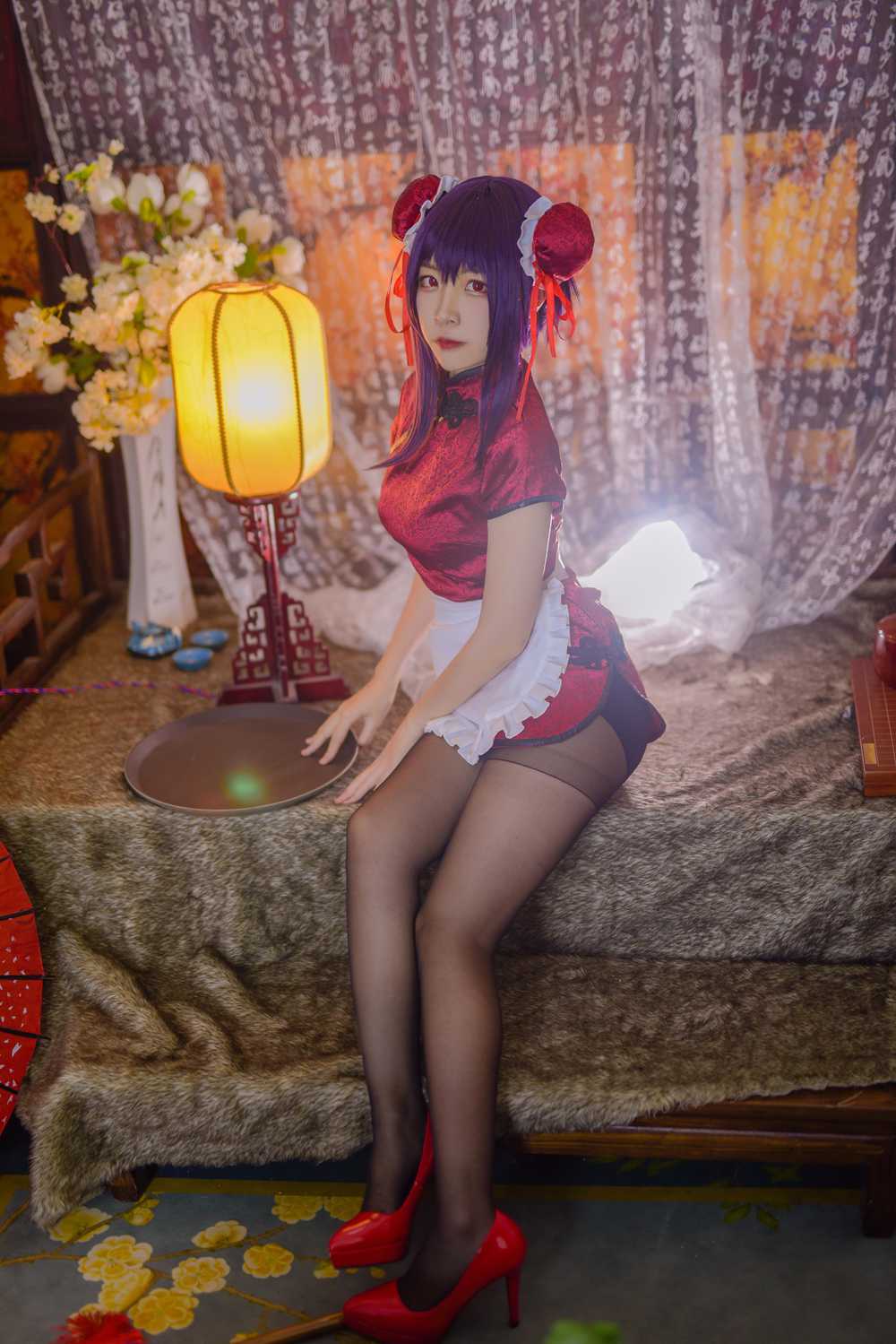 网荭Coser@二佐Nisa 女主學姐旗袍 在现浏览第2张