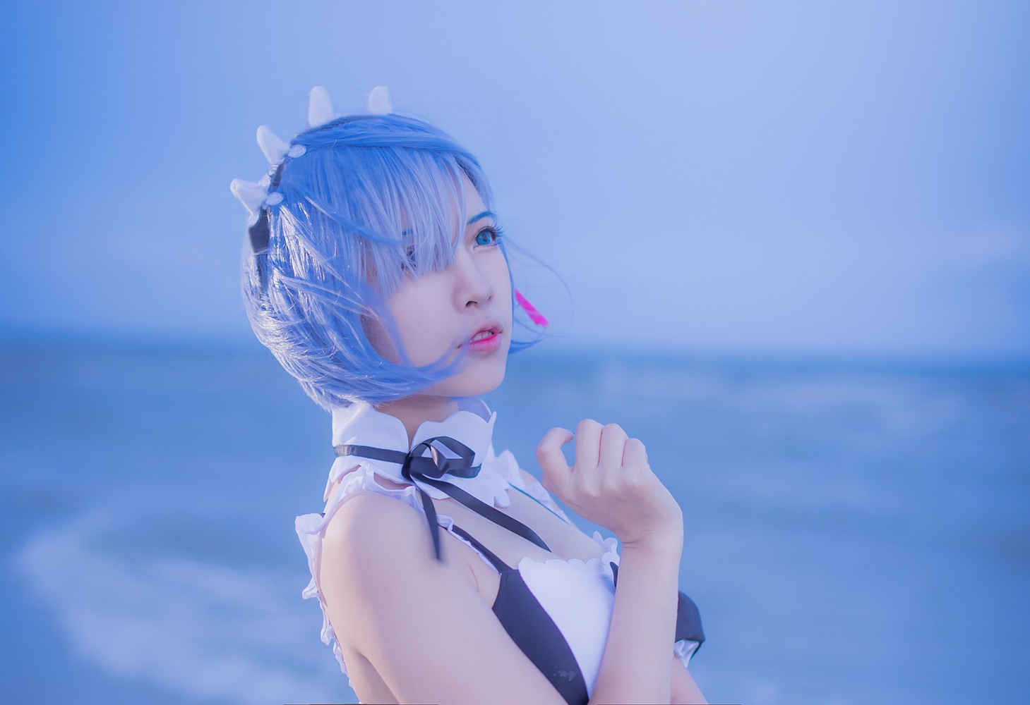 网荭Coser@二佐Nisa 蕾姆泳衣 在现浏览第1张