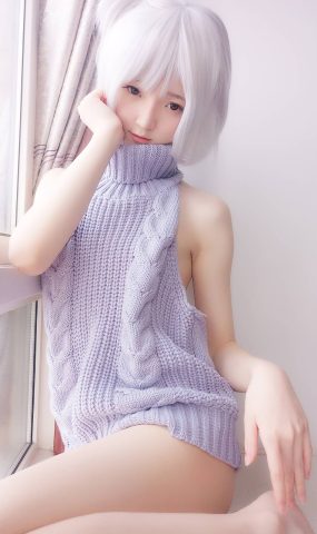 一小央泽-高领毛衣 [19P]