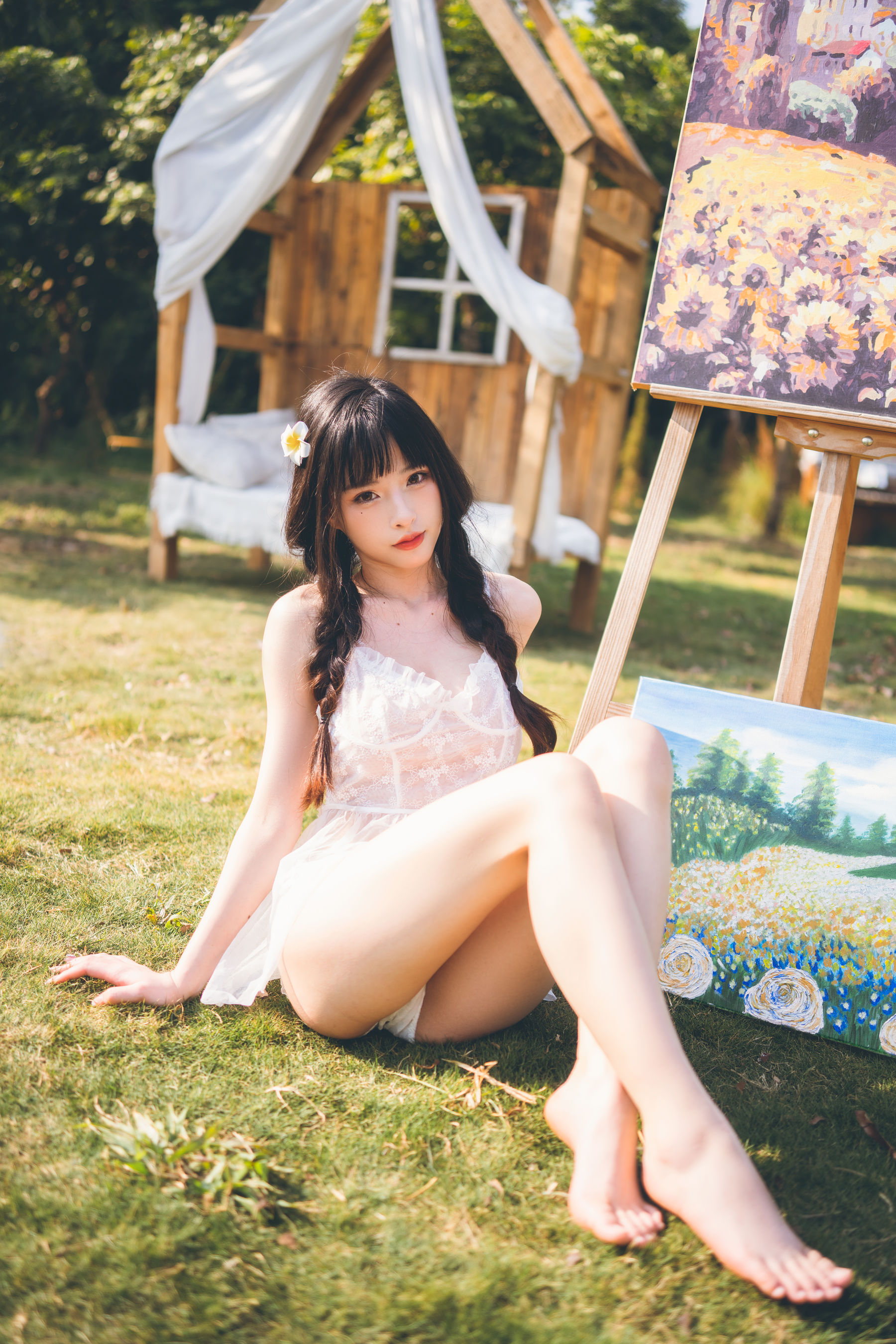 [网红COSER写真] 尤物清水由乃 - 田园小清新01第5张