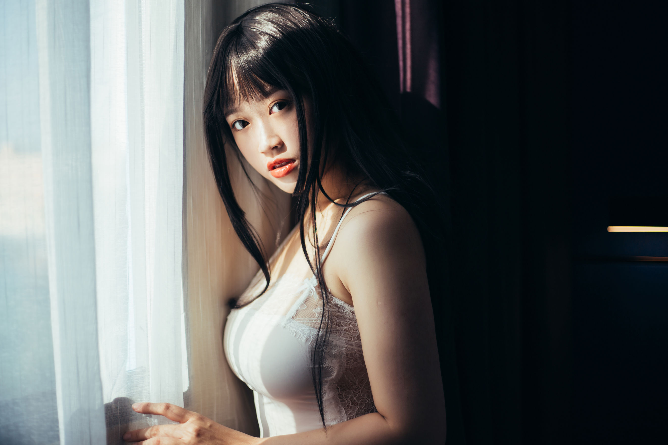 [网红COSER写真] 动漫博主维他奶泽 - 睡衣湿身第3张