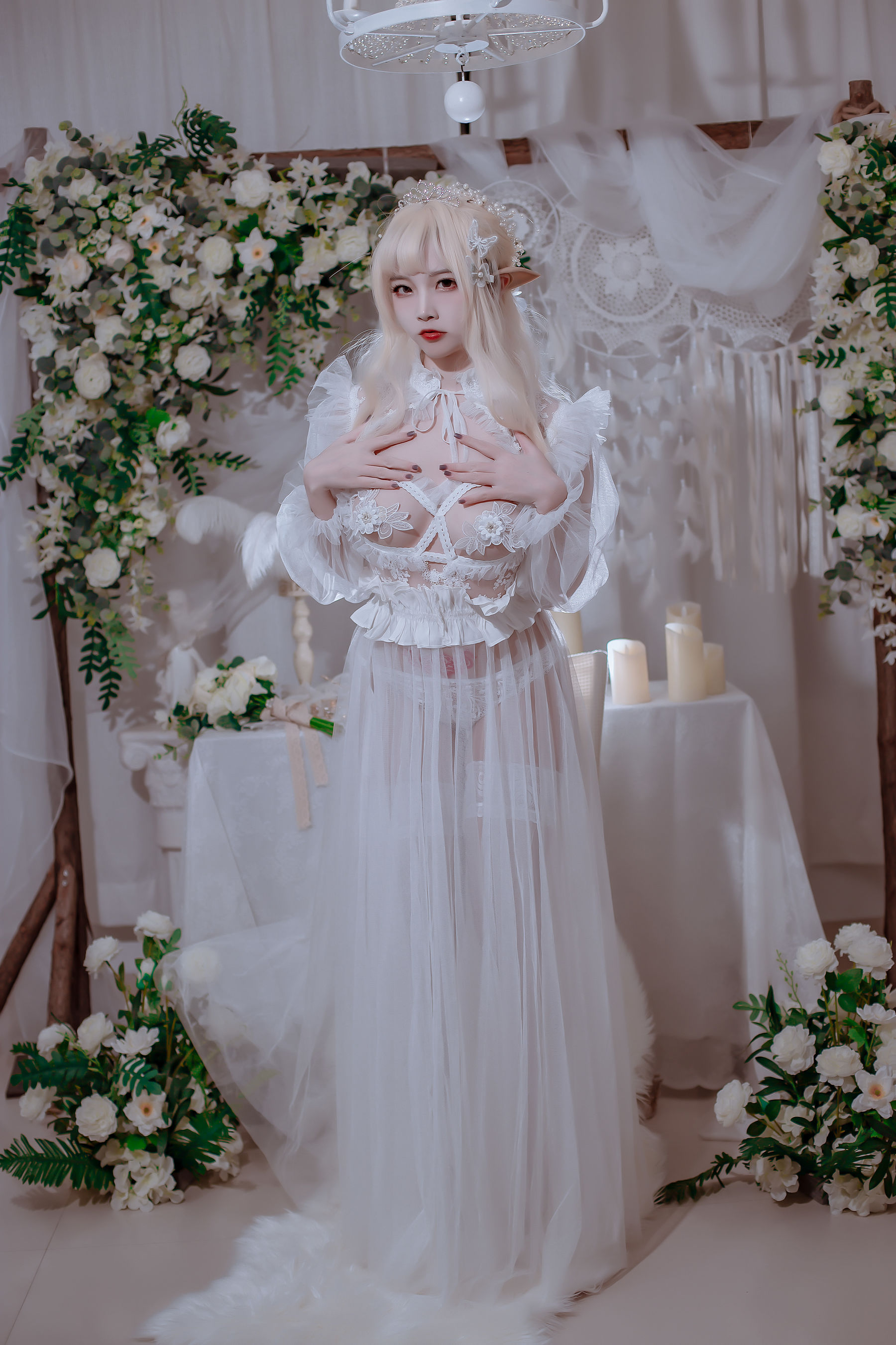 [网红COSER写真] 人气Coser二佐Nisa - 精灵公主第8张