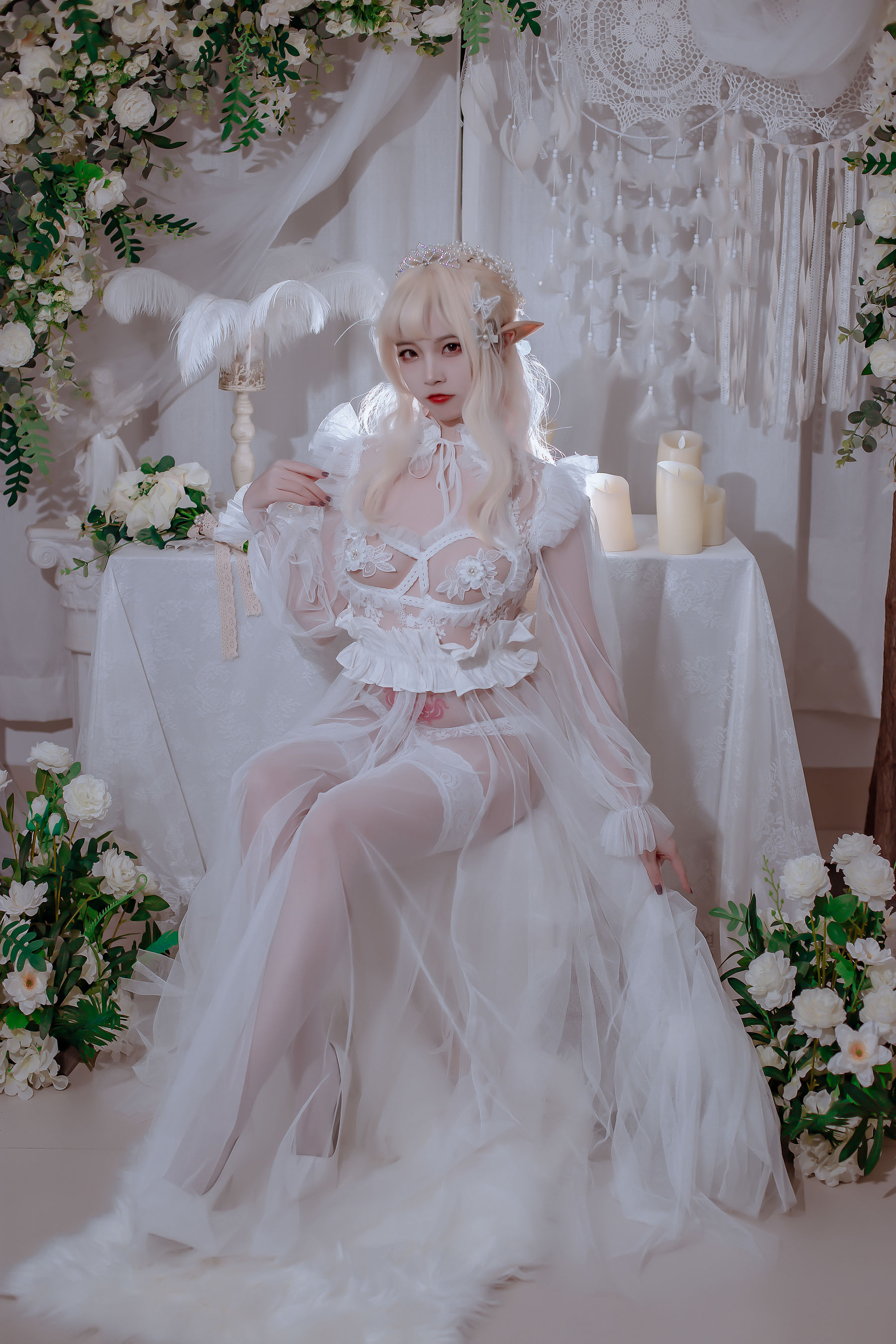 [网红COSER写真] 人气Coser二佐Nisa - 精灵公主第10张