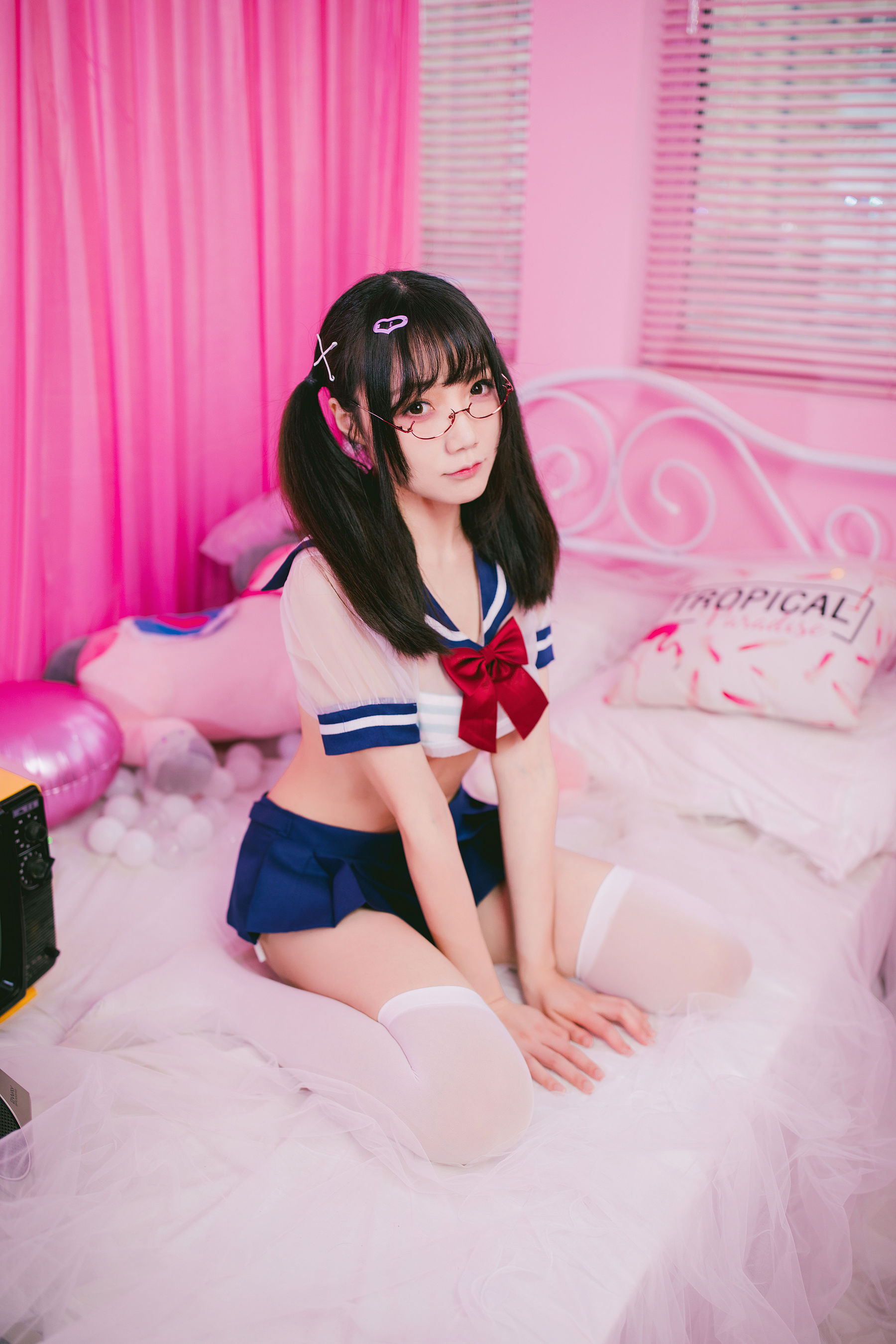 [网红COSER写真] 萝莉福利真央Mao - JK第4张