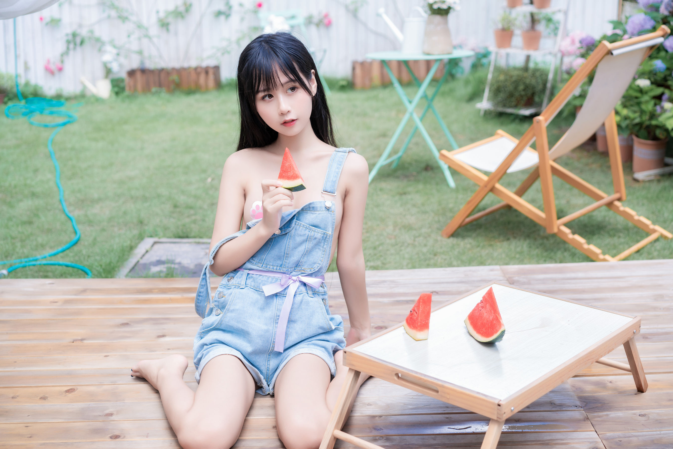 [COS福利] 阳光美少女萌芽儿o0 - 西瓜与夏天第5张