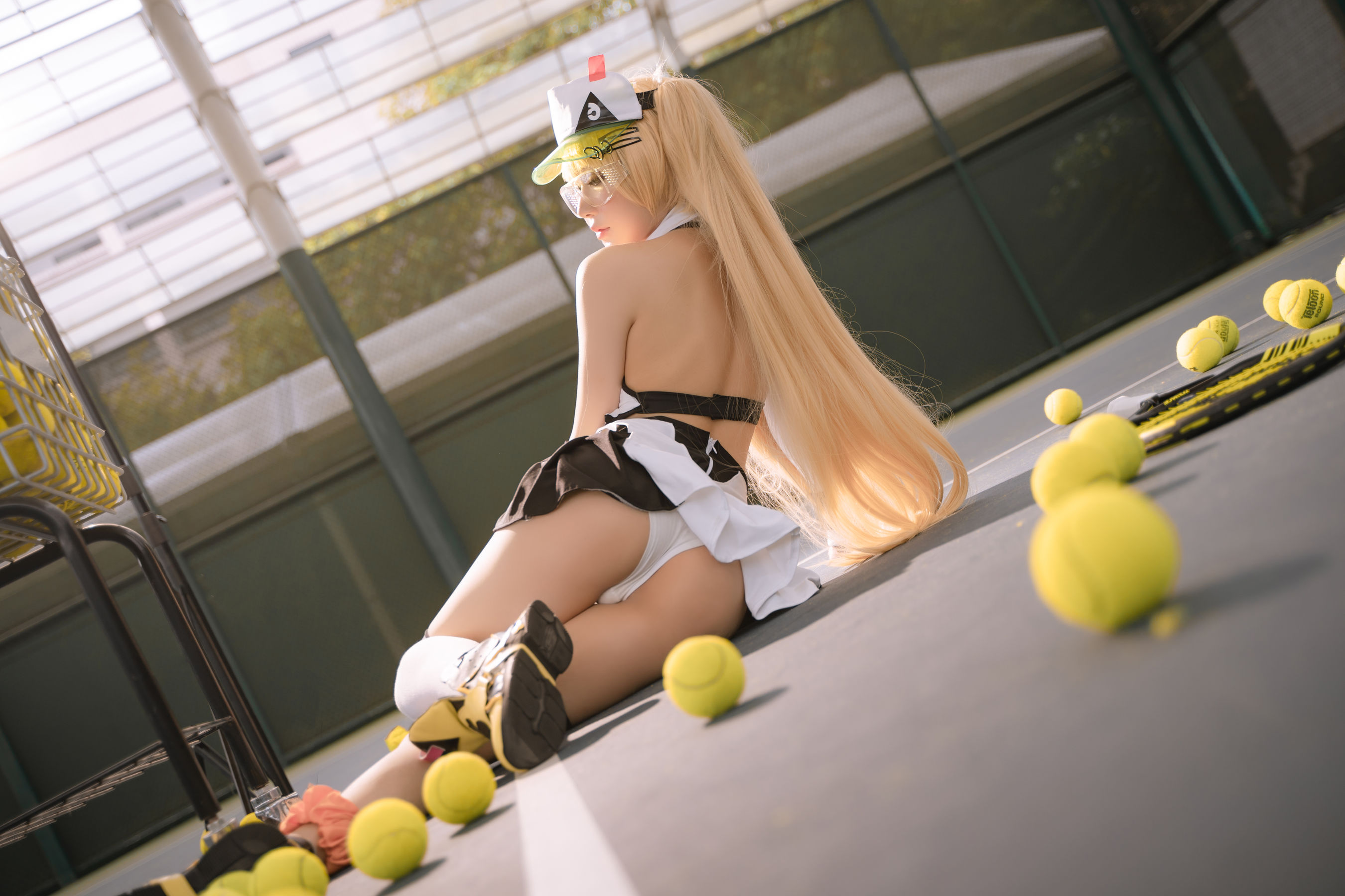 [COS福利] 动漫博主阿包也是兔娘 - 贝奇网球服第7张