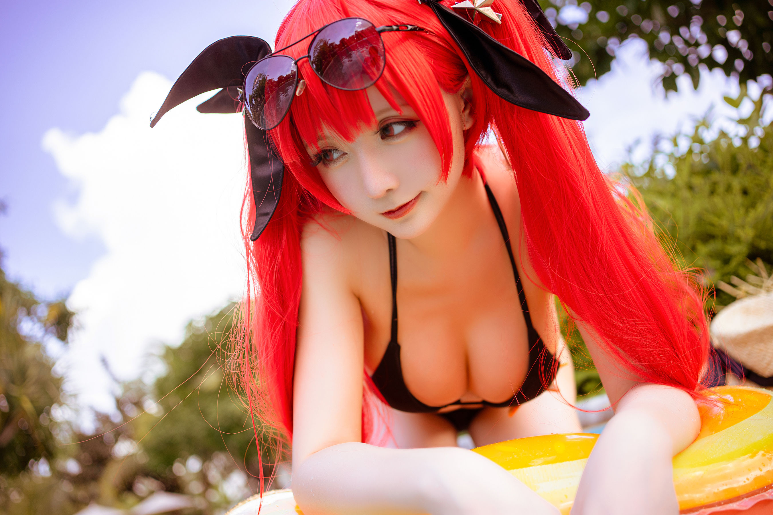 [COS福利] Coser小姐姐星之迟迟 - 鸣夏 火奴鲁鲁第7张