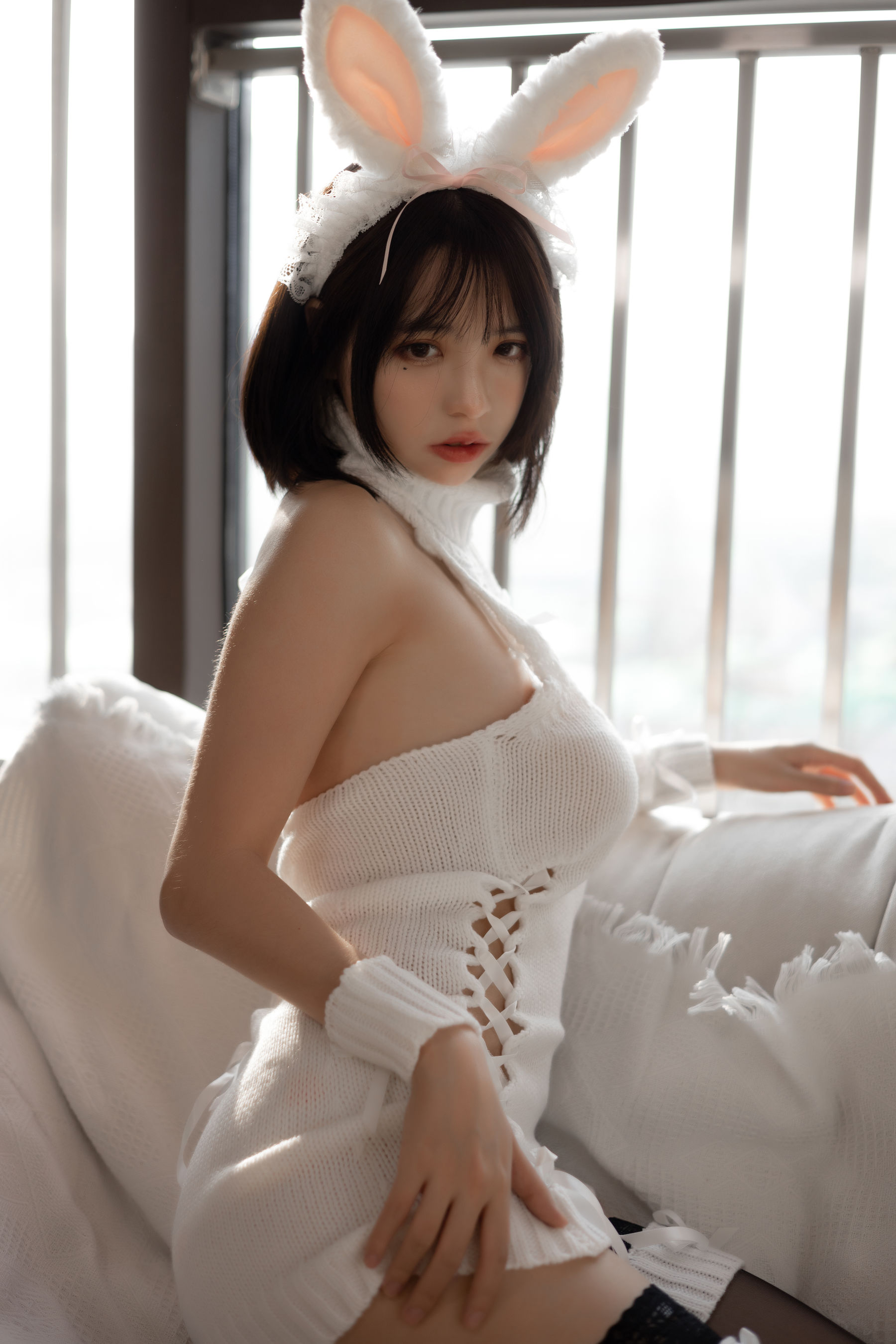 [COS福利] 疯猫ss - 白色毛衣第6张