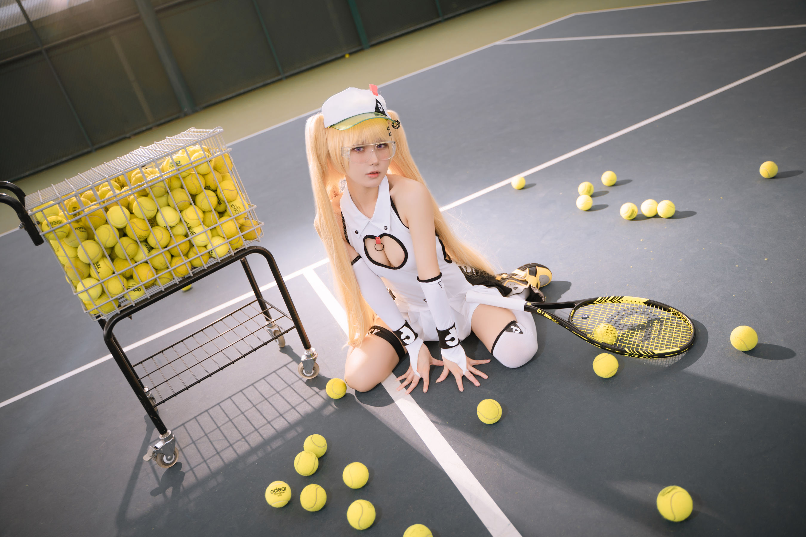 [COS福利] 动漫博主阿包也是兔娘 - 贝奇网球服第6张