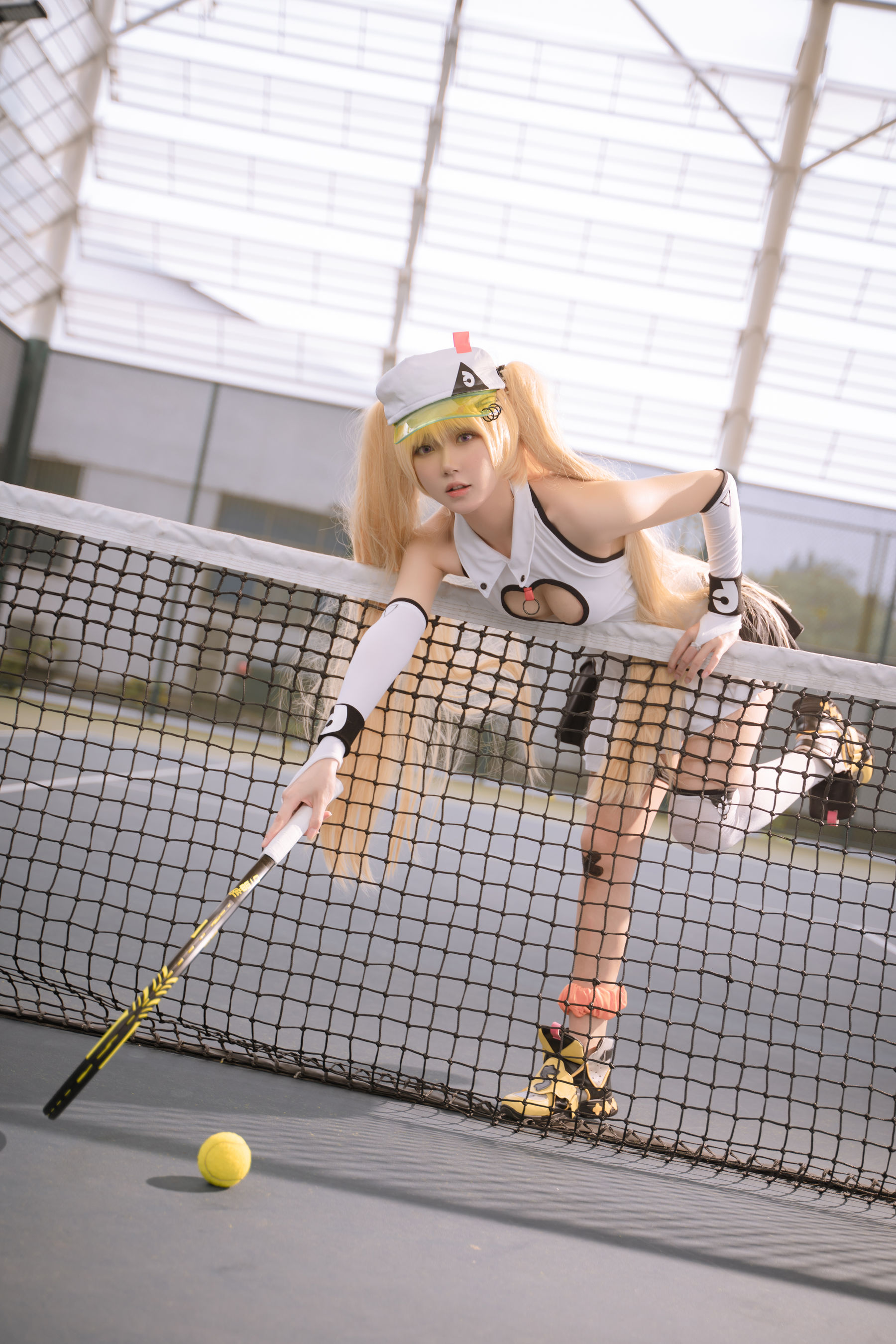 [COS福利] 动漫博主阿包也是兔娘 - 贝奇网球服第5张