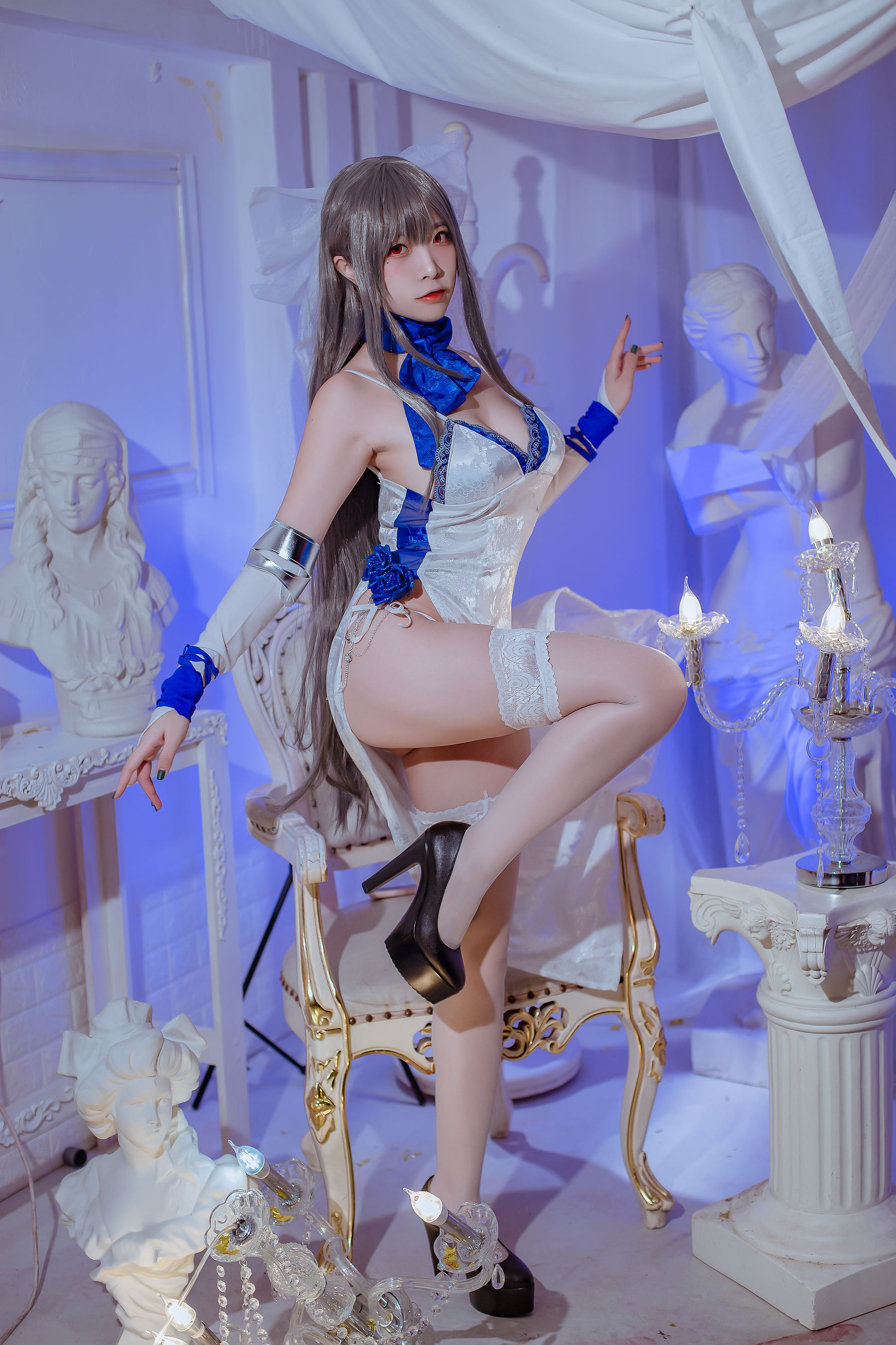 [COS福利] 人气Coser二佐Nisa - 碧蓝航线 路易九世礼服第9张