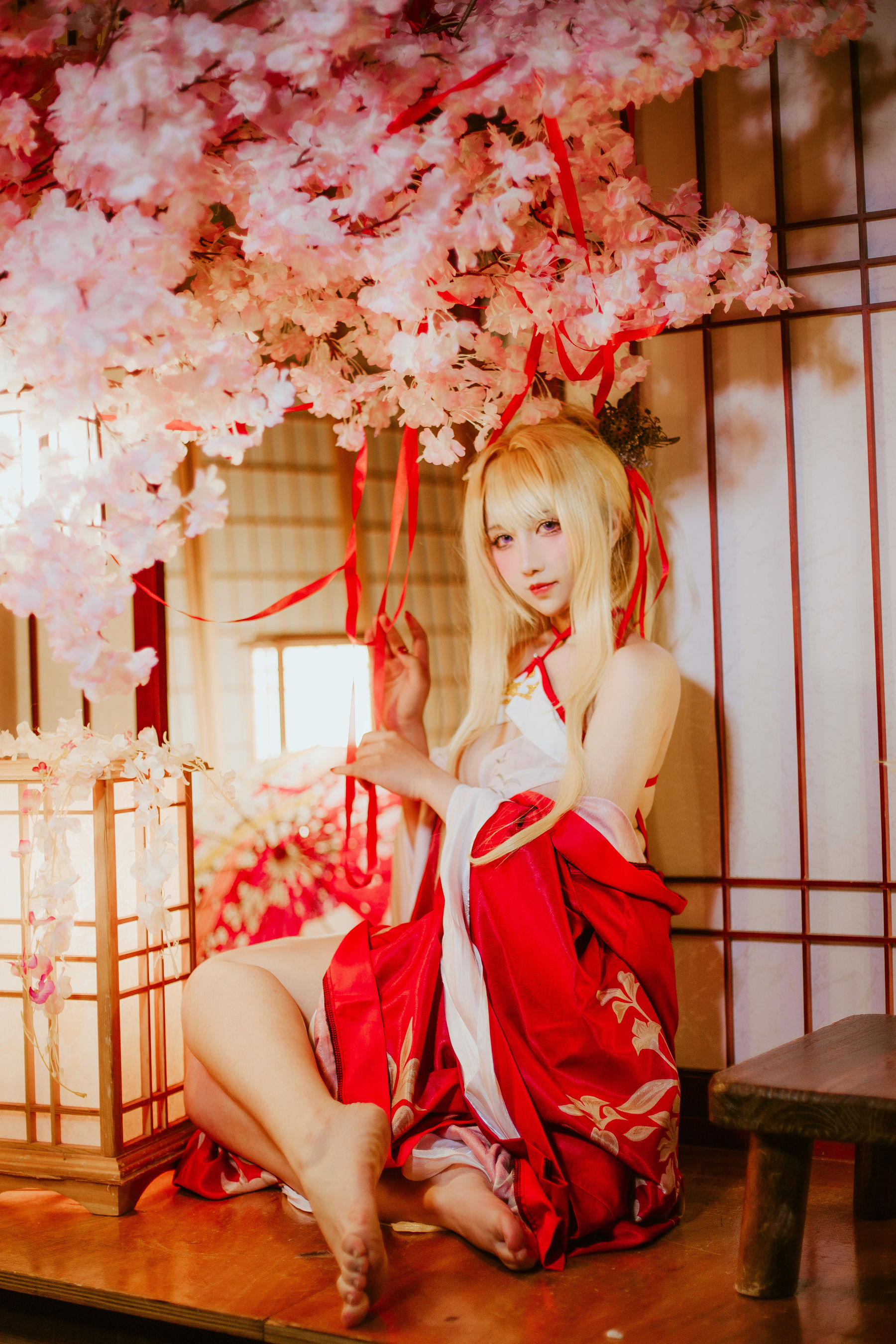 [COS福利] 动漫博主九曲Jean - 光荣新春和服第7张