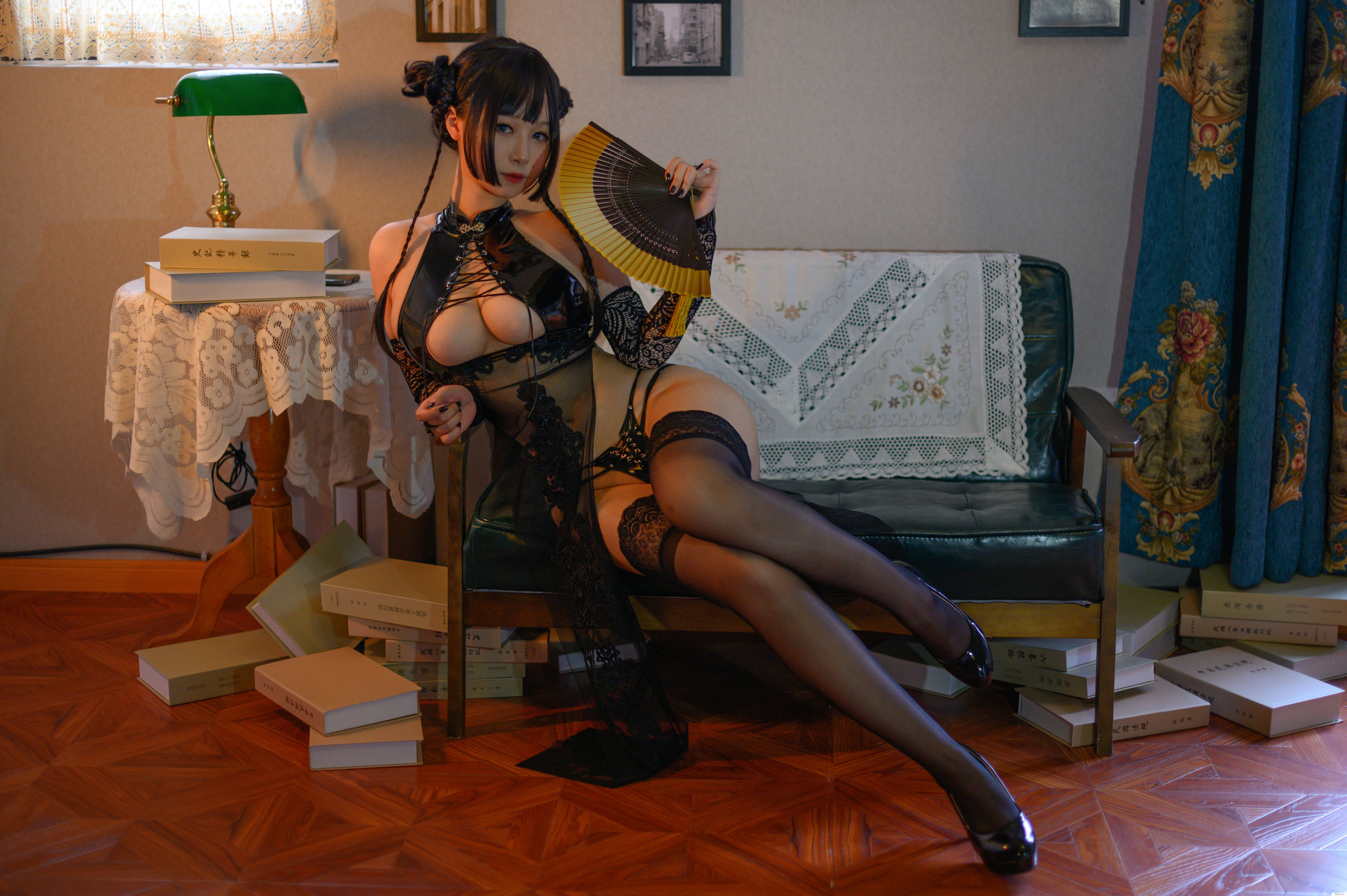 [COS福利] 二次元美少女PAKI酱 - 靡烟旗袍第9张