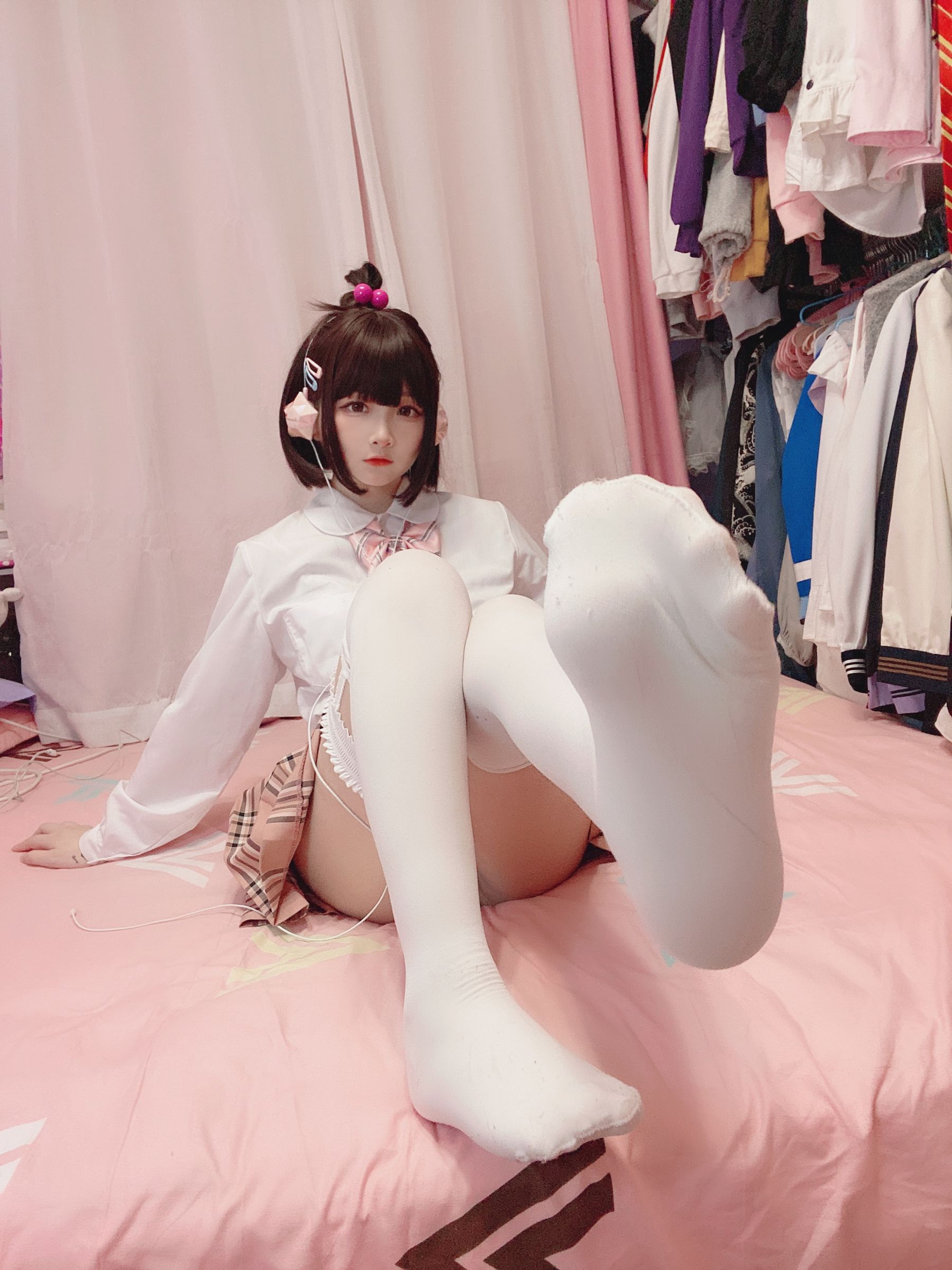 [COS福利] 二次元美女古川kagura - 白丝JK第12张