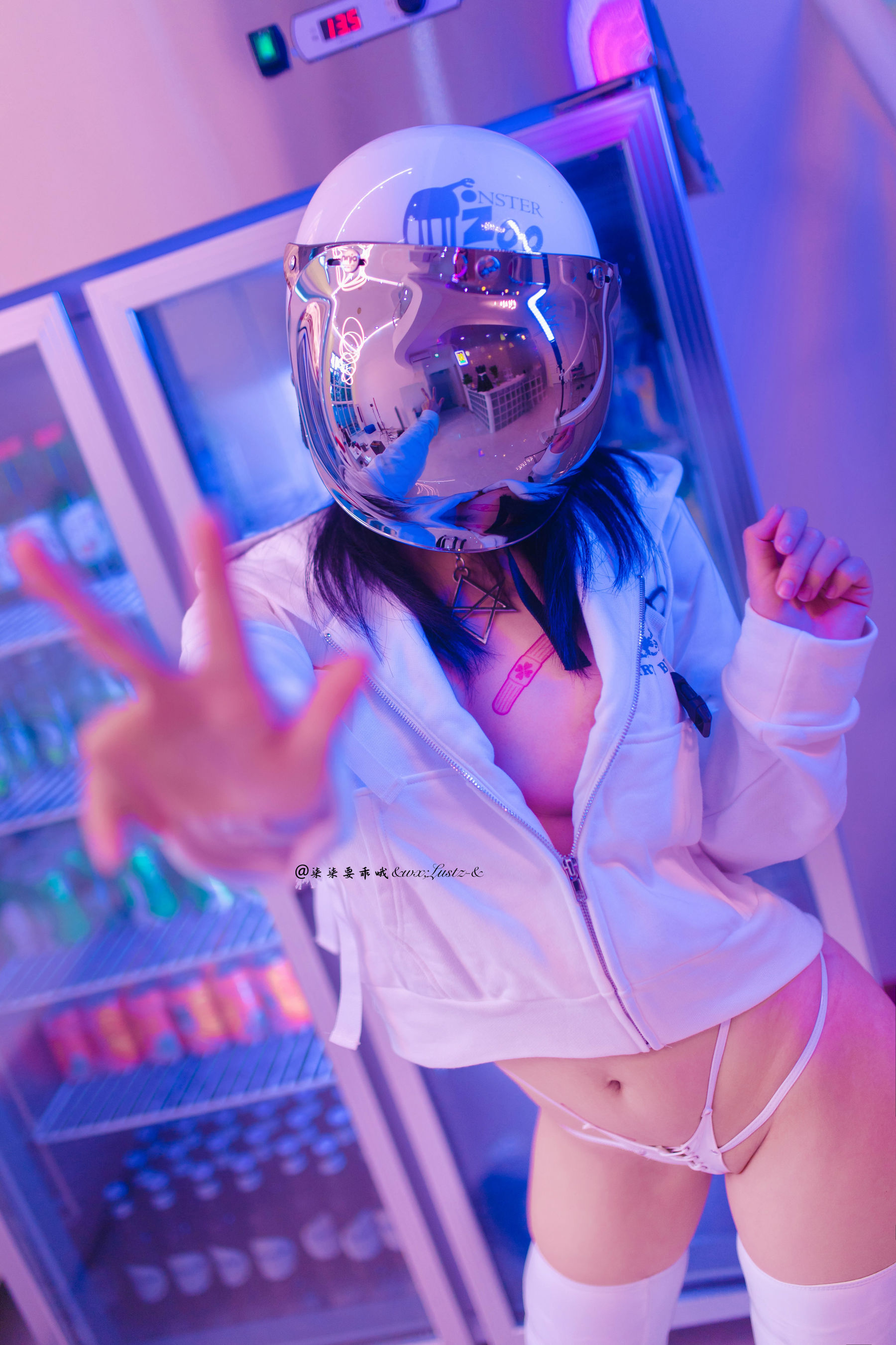 [COS福利] 动漫博主柒柒要乖哦 - 骑行少女第4张