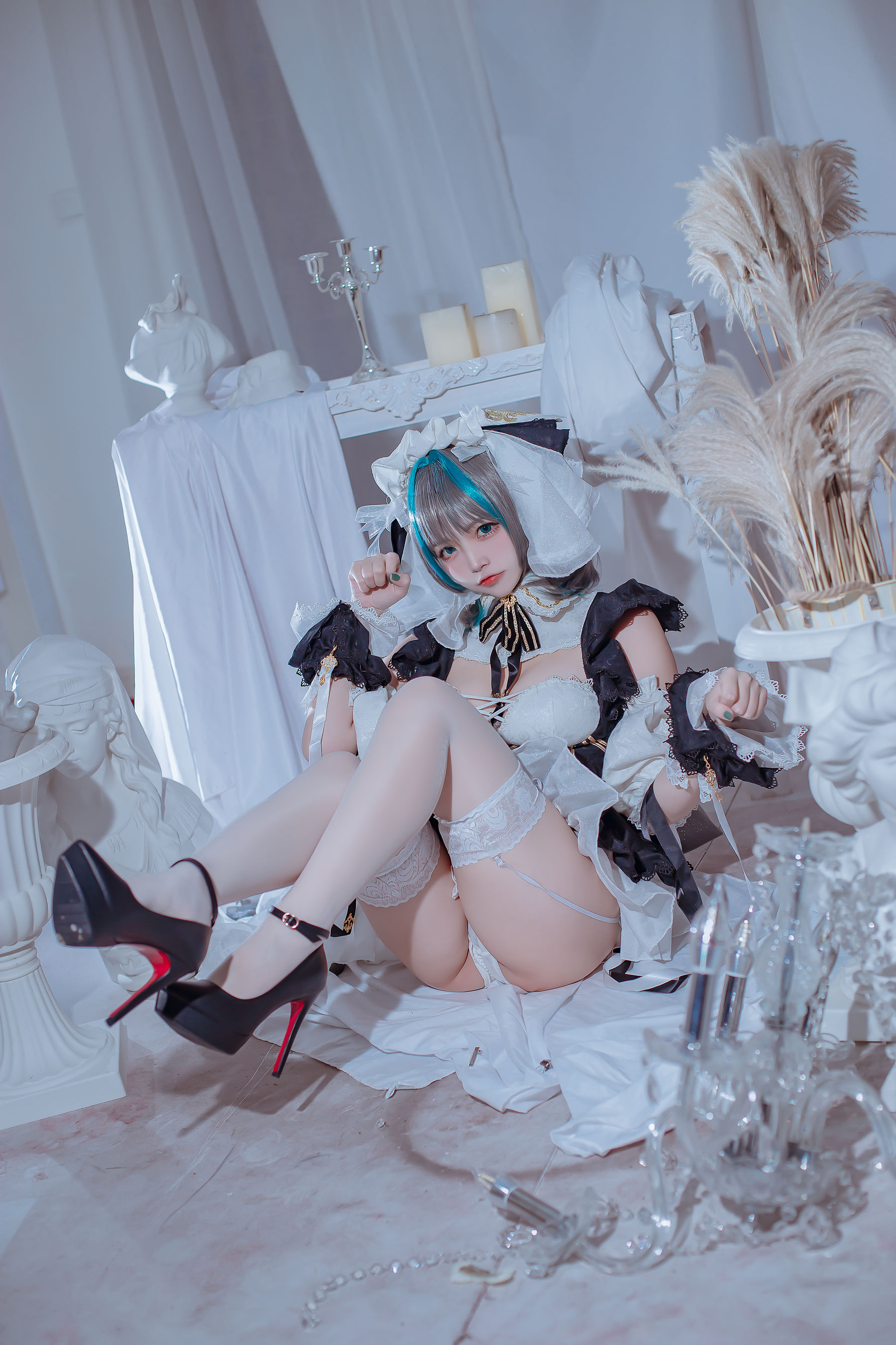 [COS福利] 人气Coser二佐Nisa - 碧蓝柴郡第7张