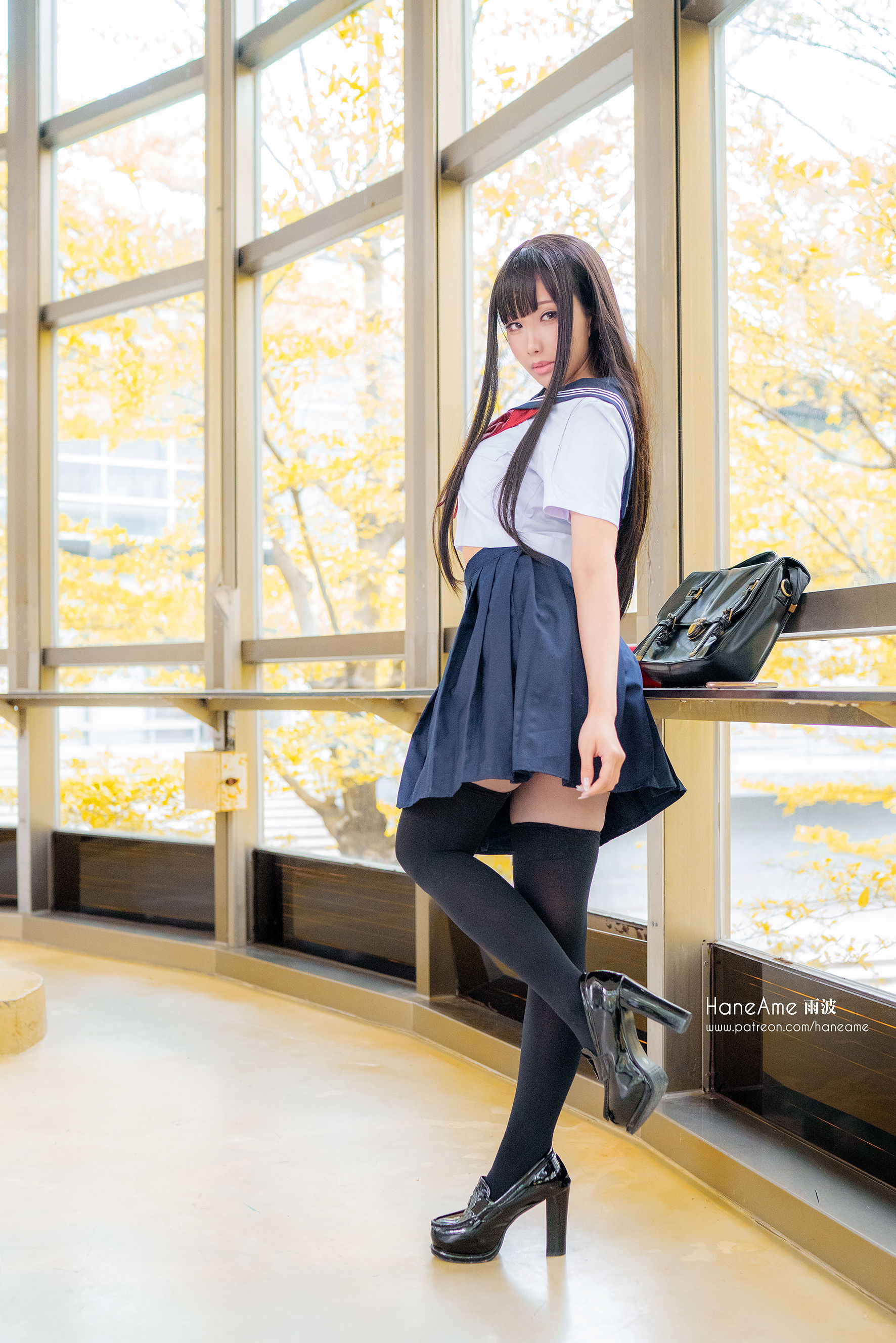 [COS福利] Hane Ame 雨波写真 - JK第2张