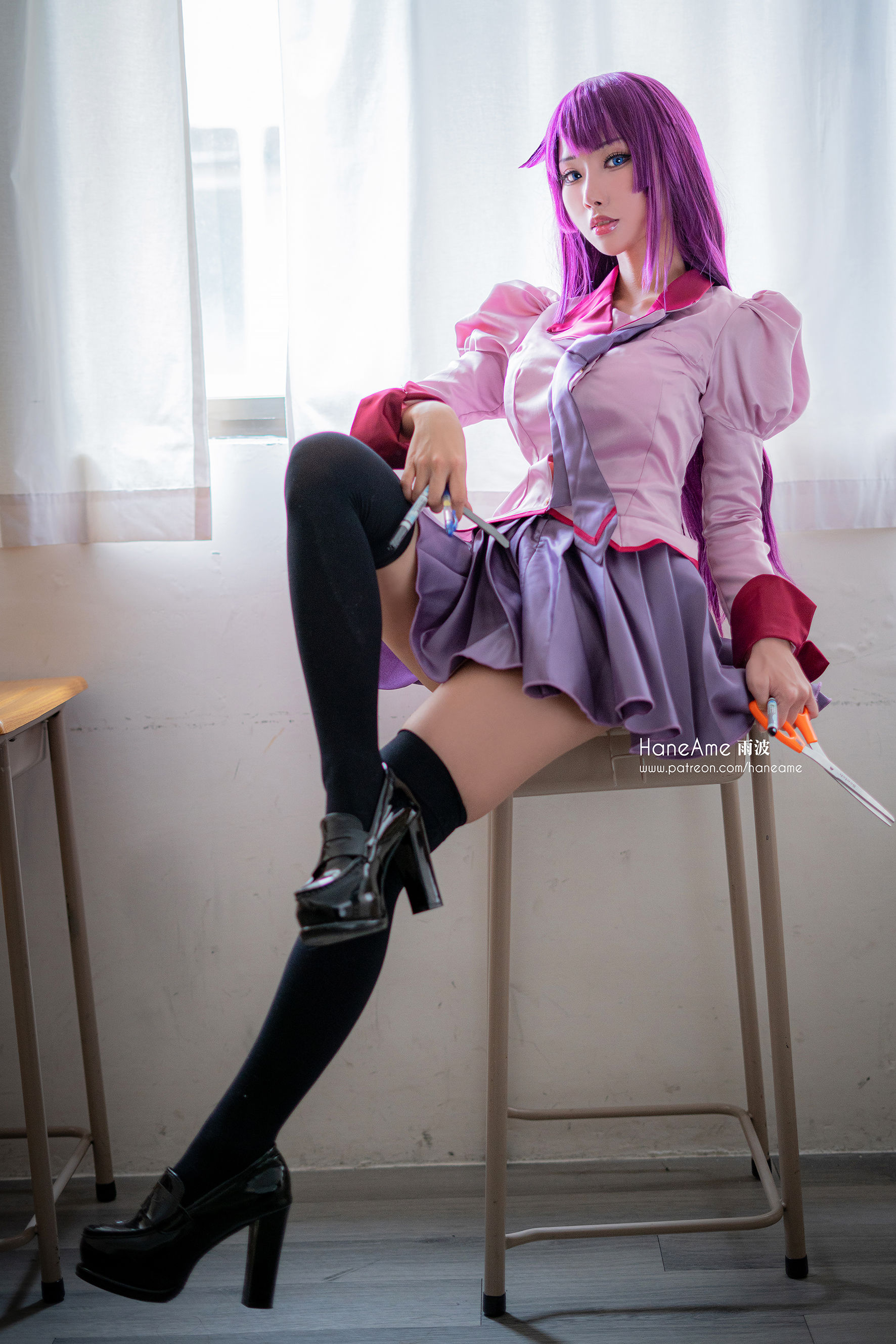 [COS福利] Hane Ame 雨波写真 - 化物语 战场原第6张