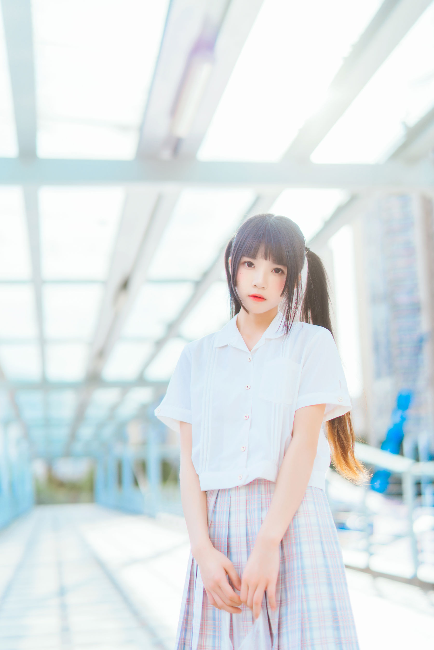 [COS福利] 桜桃喵 - 少女之浅色系第3张