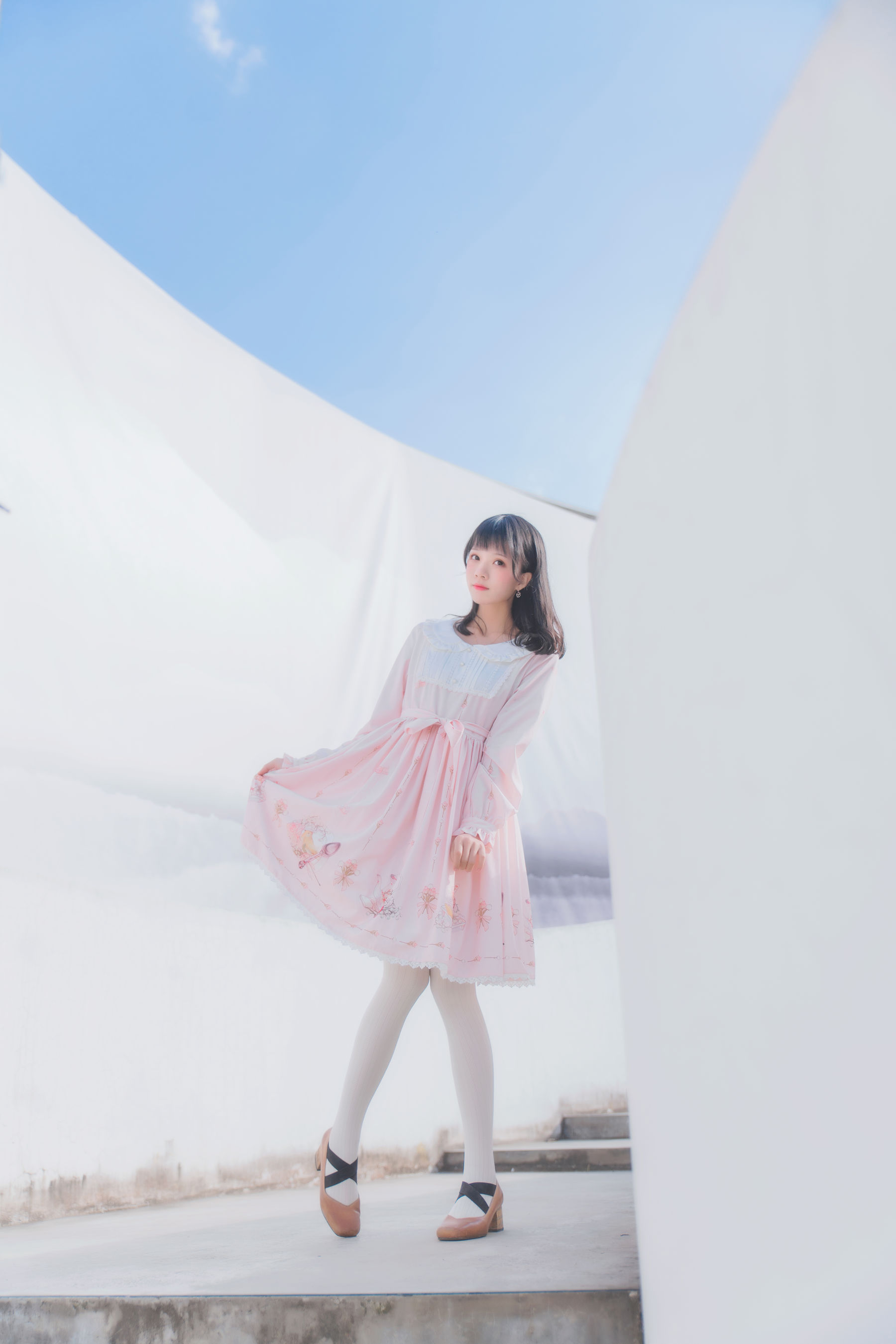 [COS福利] 桜桃喵 - 清新之三月第2张