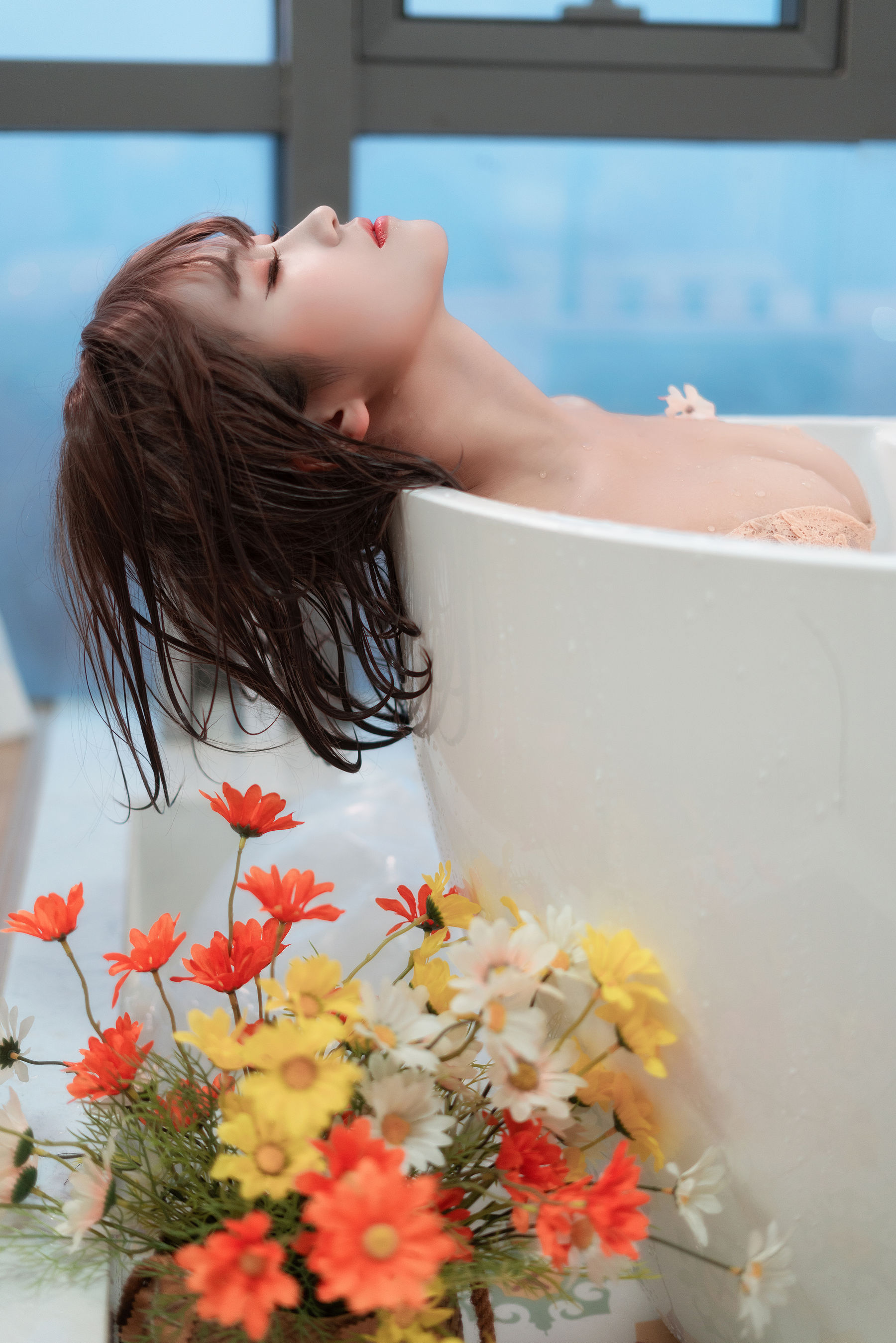 [COS福利] 微博妹子三度_69 - 蓝睡裙第7张