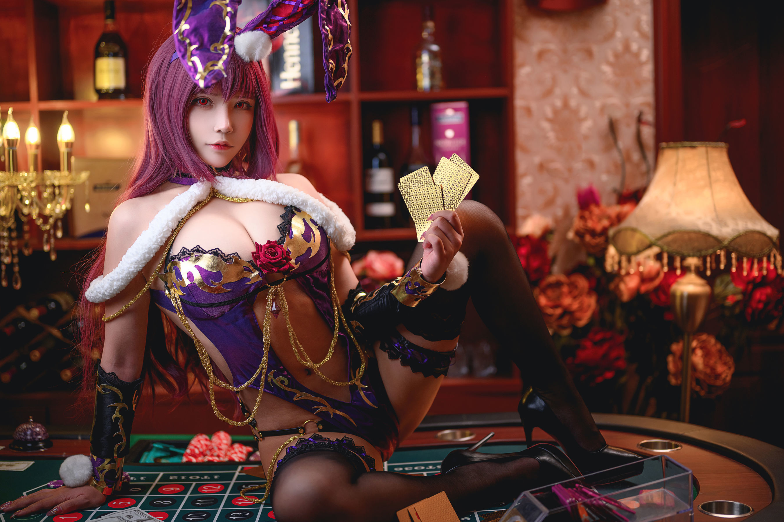 [网红COSER] 二次元妹子抱走莫子aa - 兔女郎第9张