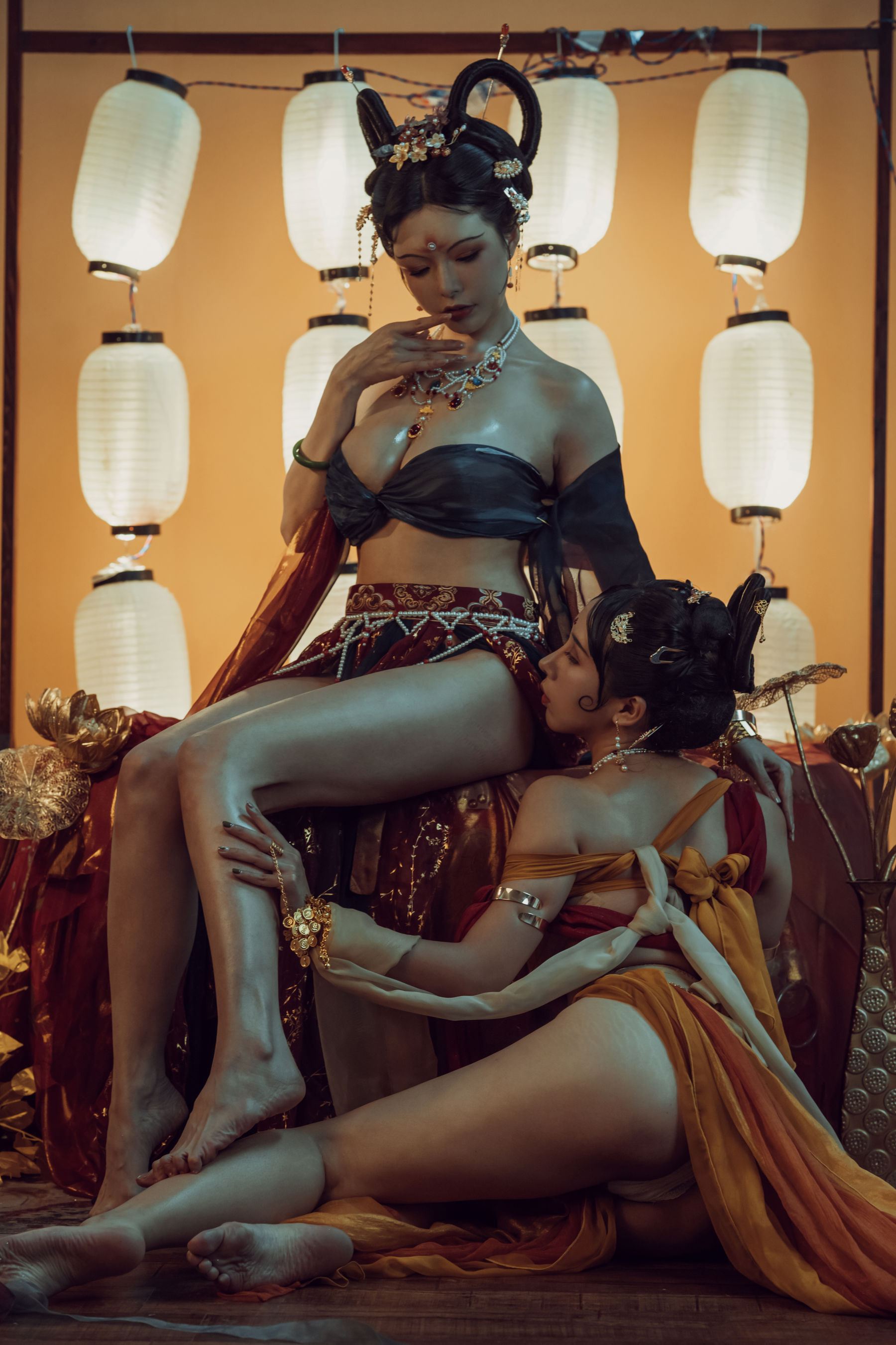 [福利COS] 秋和柯基(夏小秋秋秋) &amp; 奶桃  - 红尘梦第15张