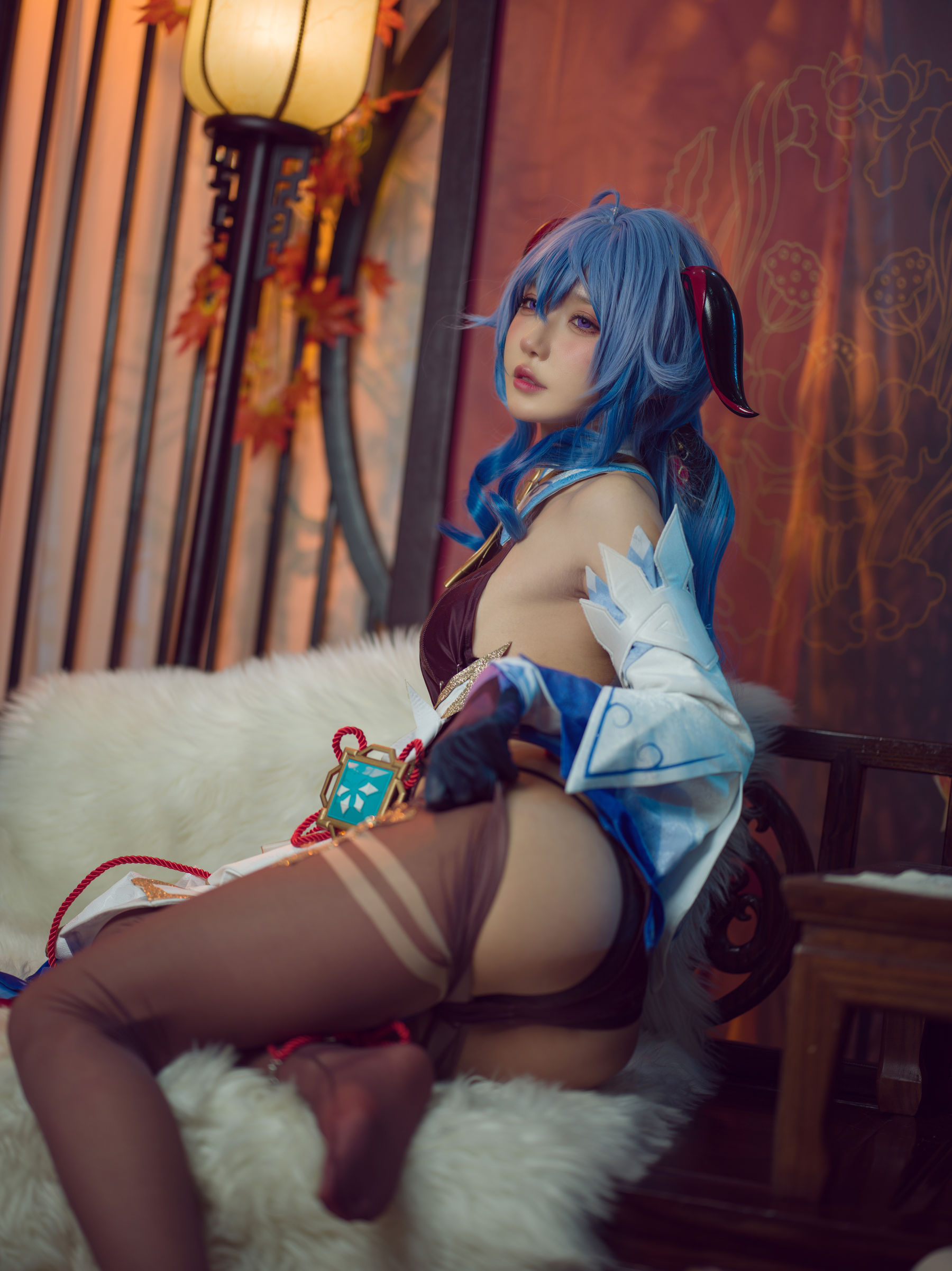 [福利COS] 动漫博主阿包也是兔娘 - 舰长 原神甘雨第7张