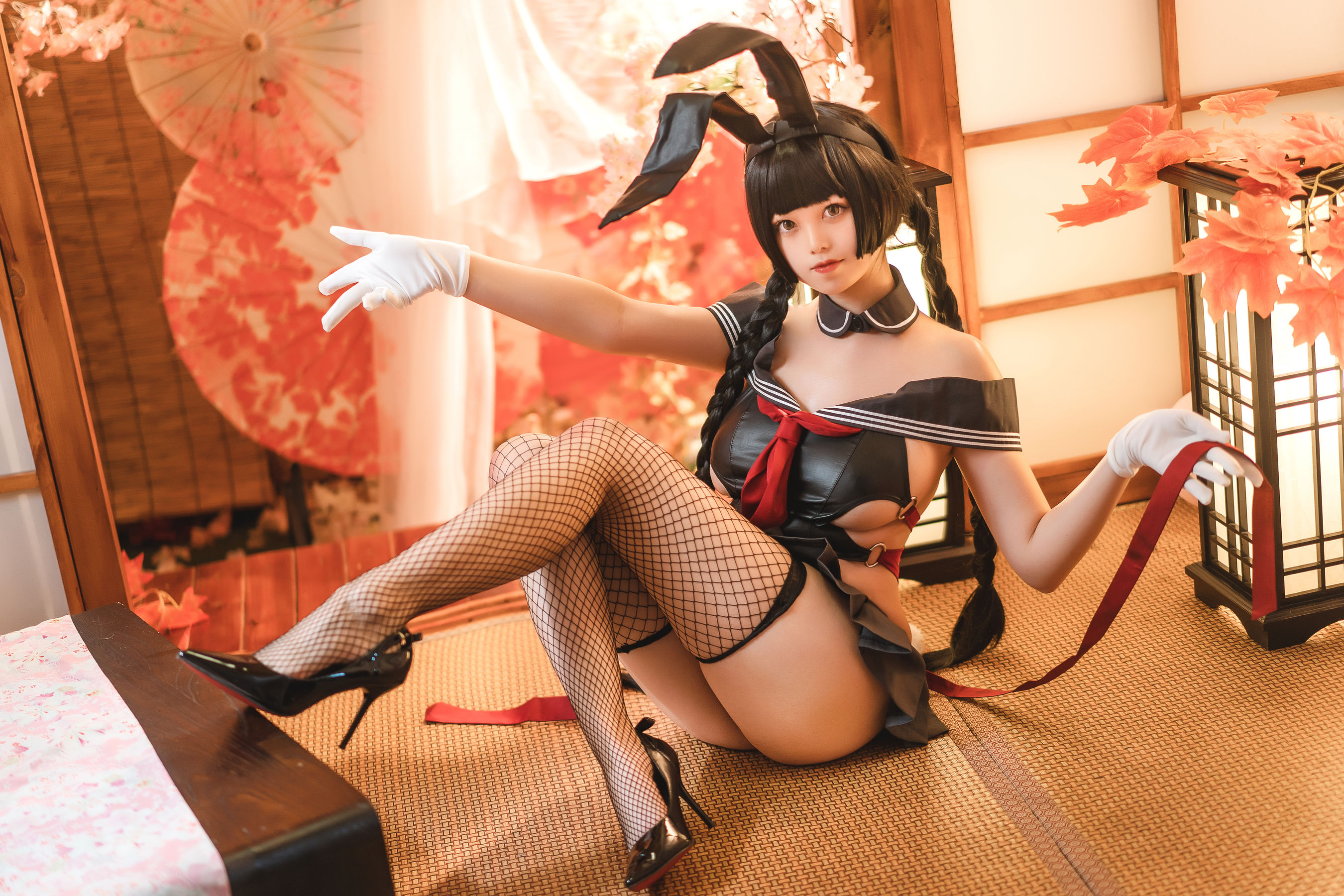 [网红COS] 萌系小姐姐蜜汁猫裘 - 卯月桃子第16张