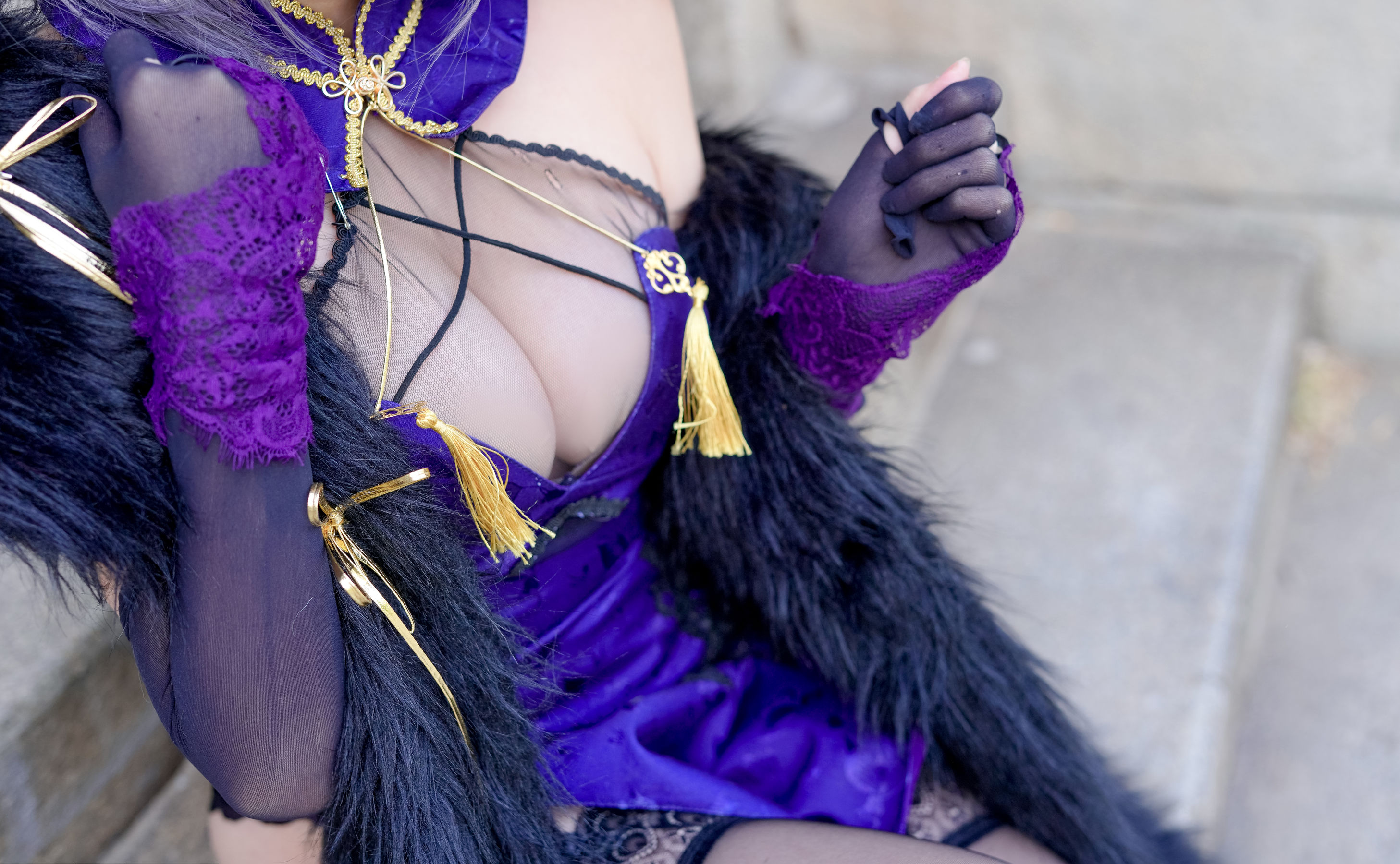 [网红COS] 动漫博主恩田直幸 - 柴郡旗袍第9张