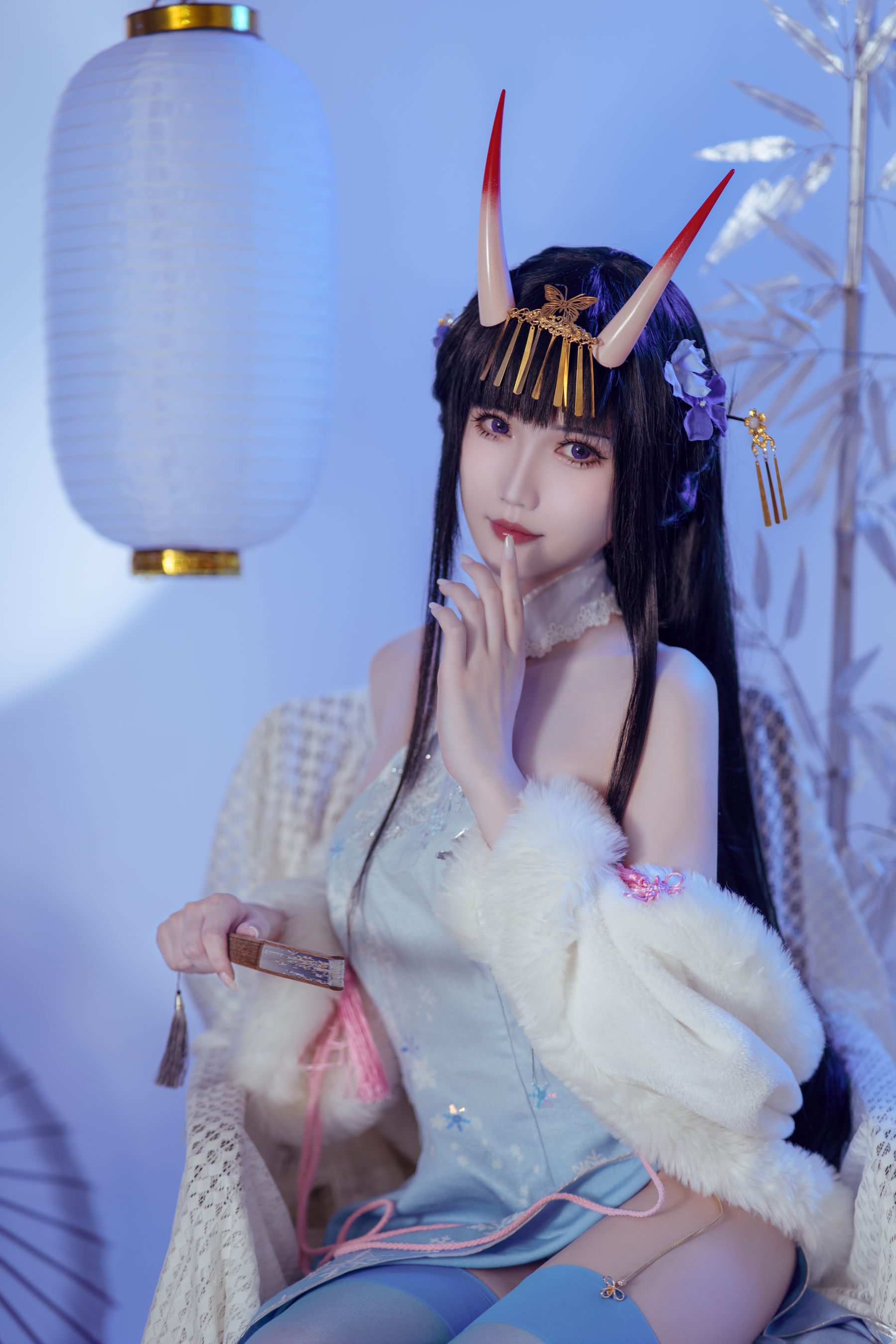 [网红COS] 花兮_honoka - 能代 冬雪沁香第2张