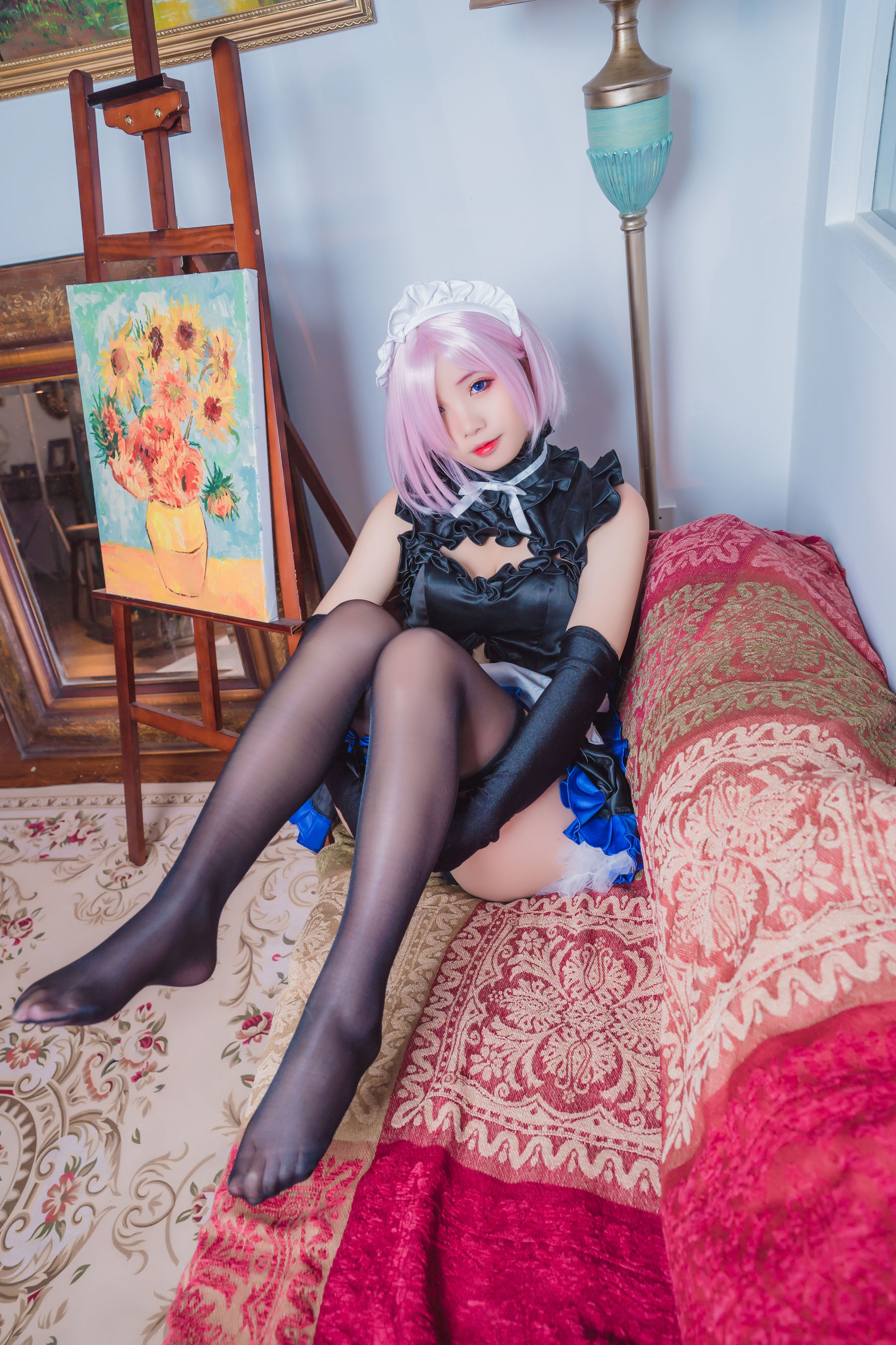 [网红COS] 动漫博主墨玉-M - 玛修女仆第12张