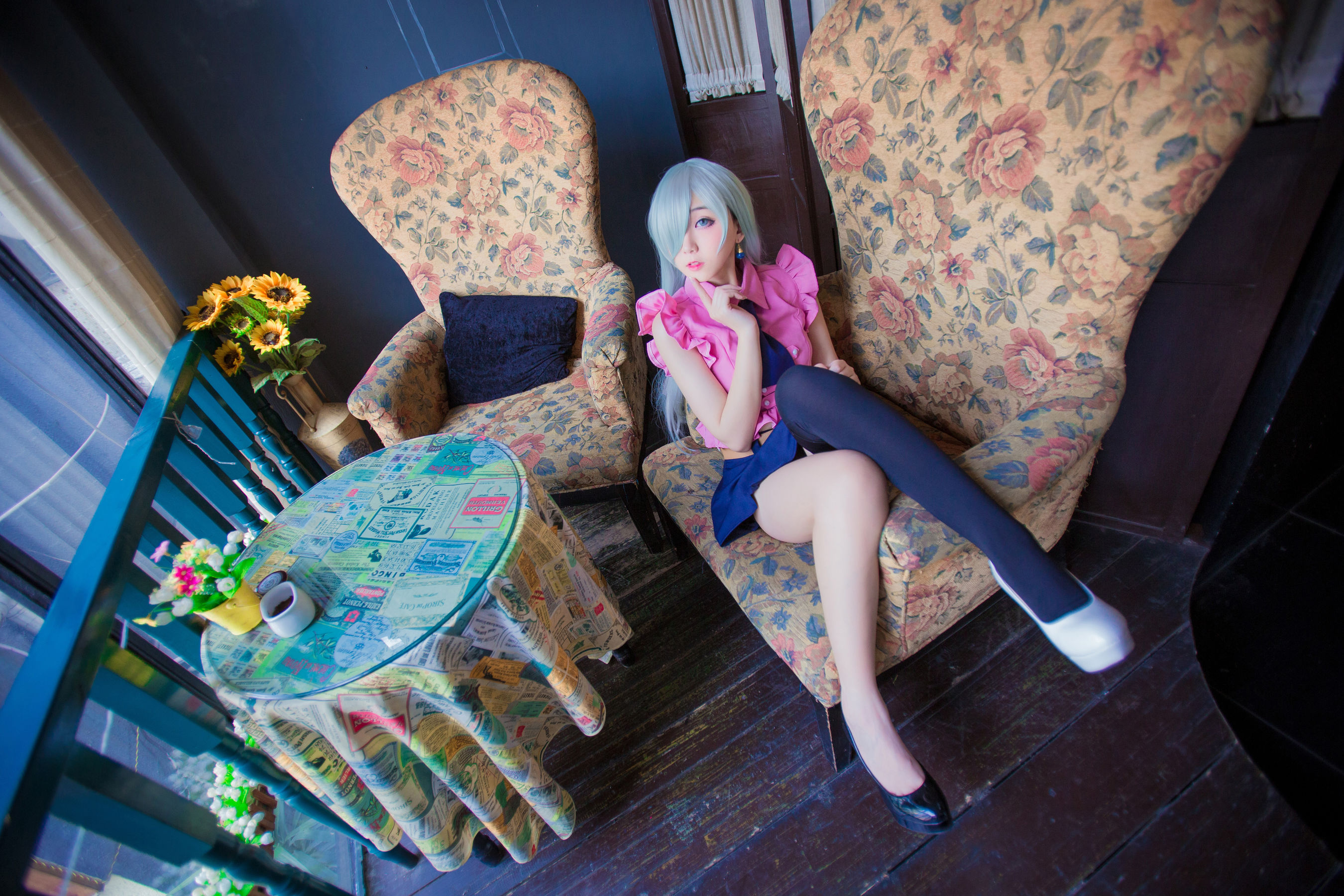 [福利COS] 动漫博主浅野菌子 - 七原罪 伊丽莎白・里昂妮丝第6张