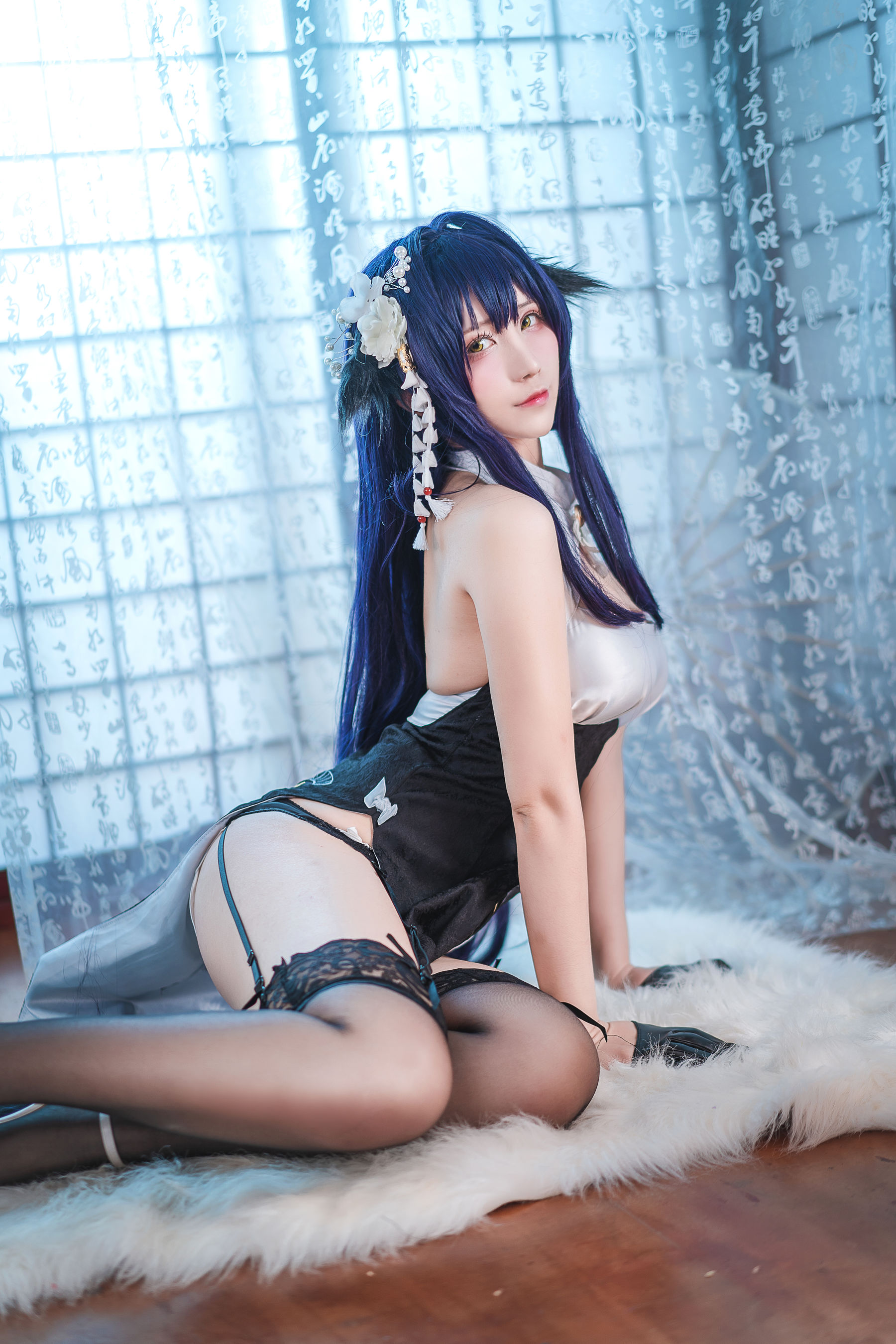 [福利COS] 动漫博主九曲Jean - 吾妻旗袍第1张