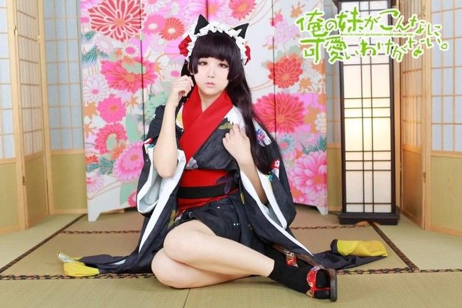 [福利COS] 动漫博主浅野菌子 - 我的妹妹哪有这么可爱！第18张