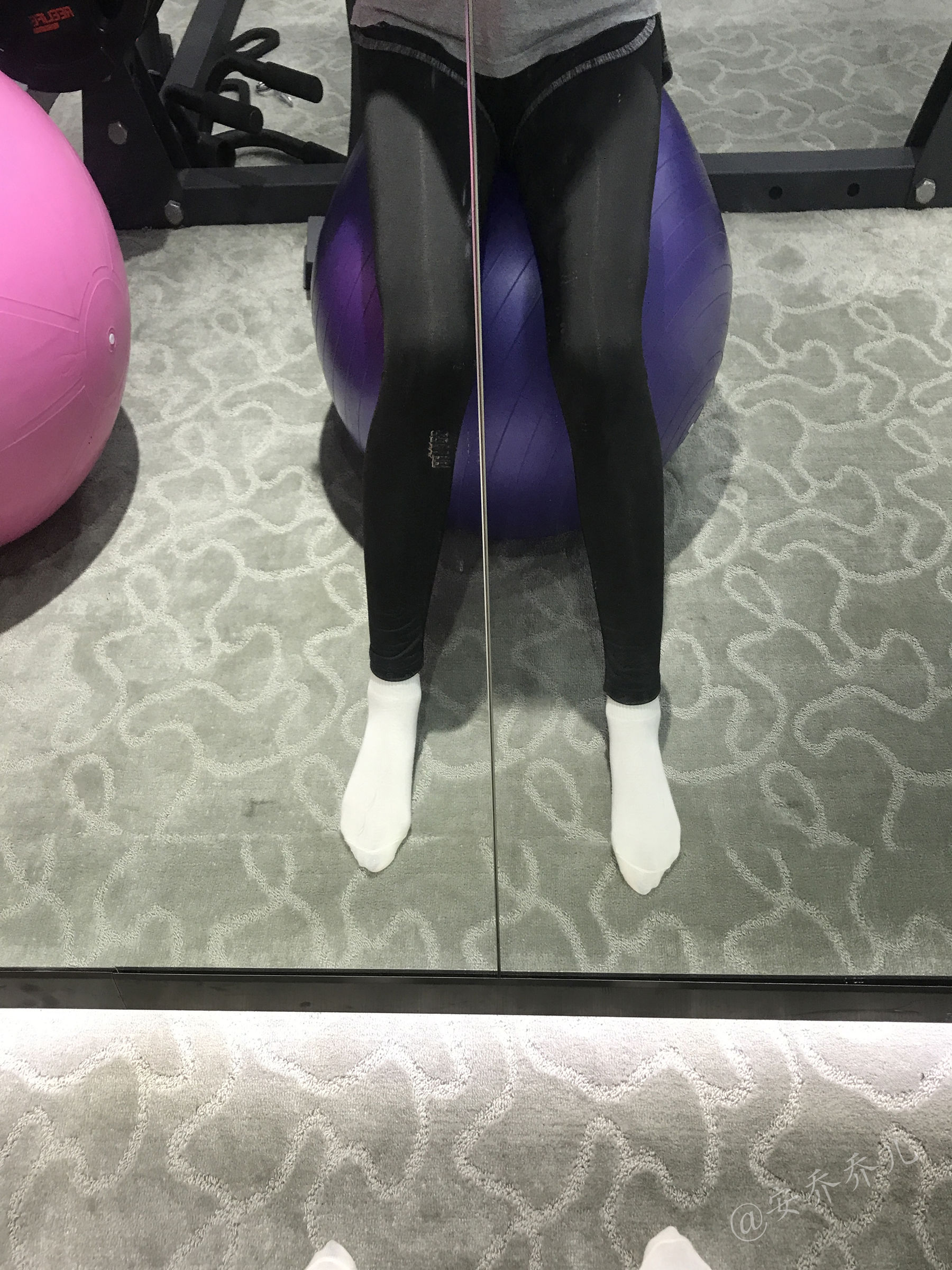 [福利COS] 安乔乔儿(Nia乔乔) No.019 健身房白袜第9张