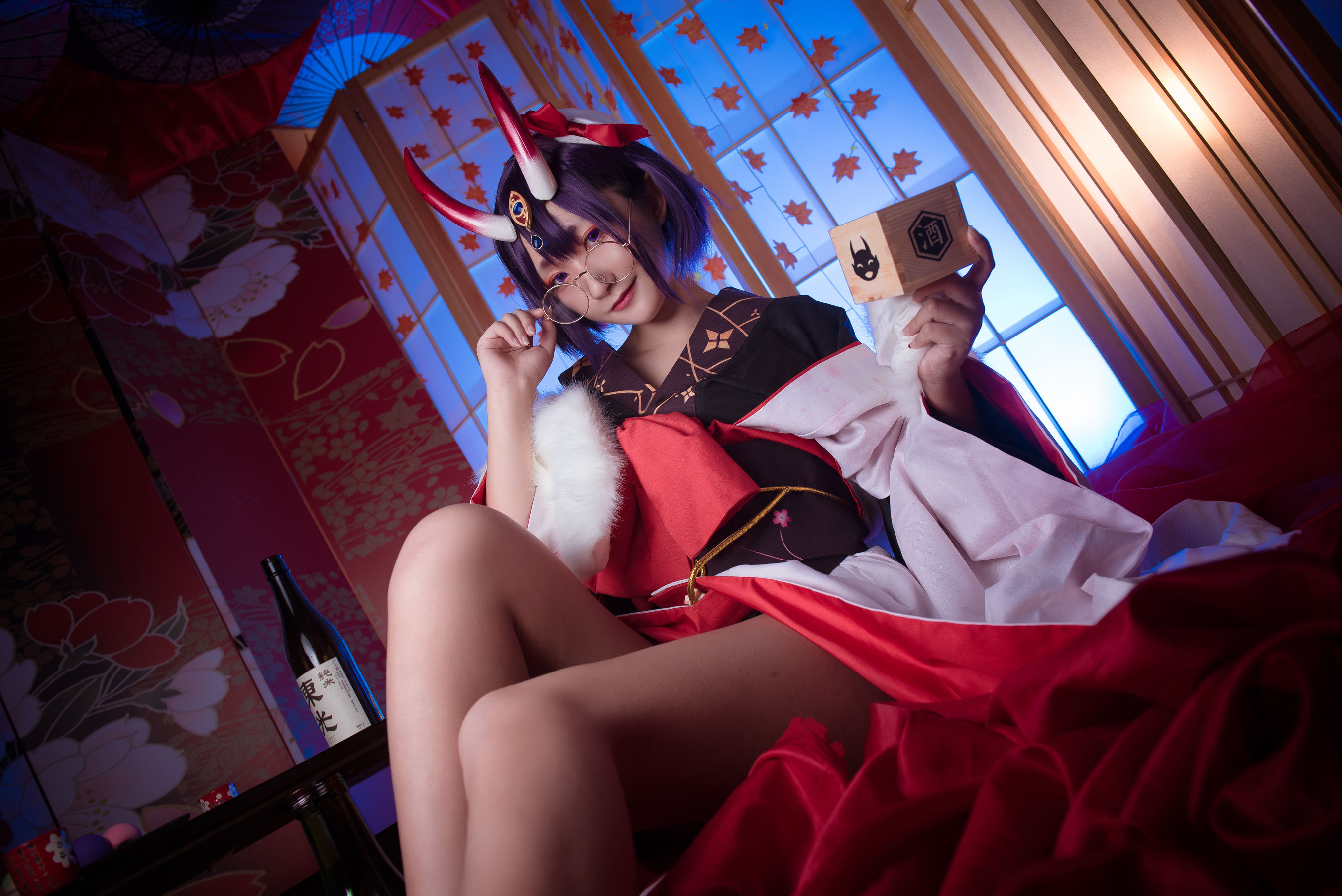 [福利COS] Roroki骷髅姫 - 酒吞和服第3张