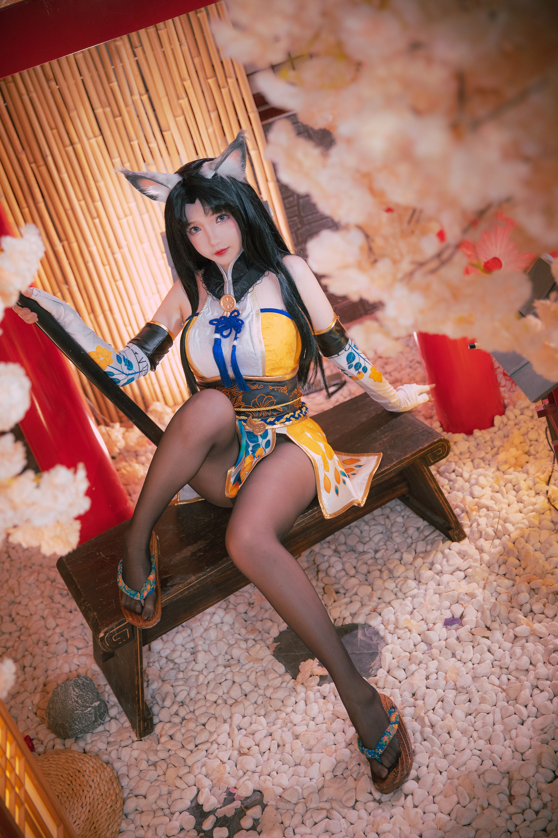 [福利COS] 动漫博主雪晴Astra - 永劫无间 黑丝胡桃第5张